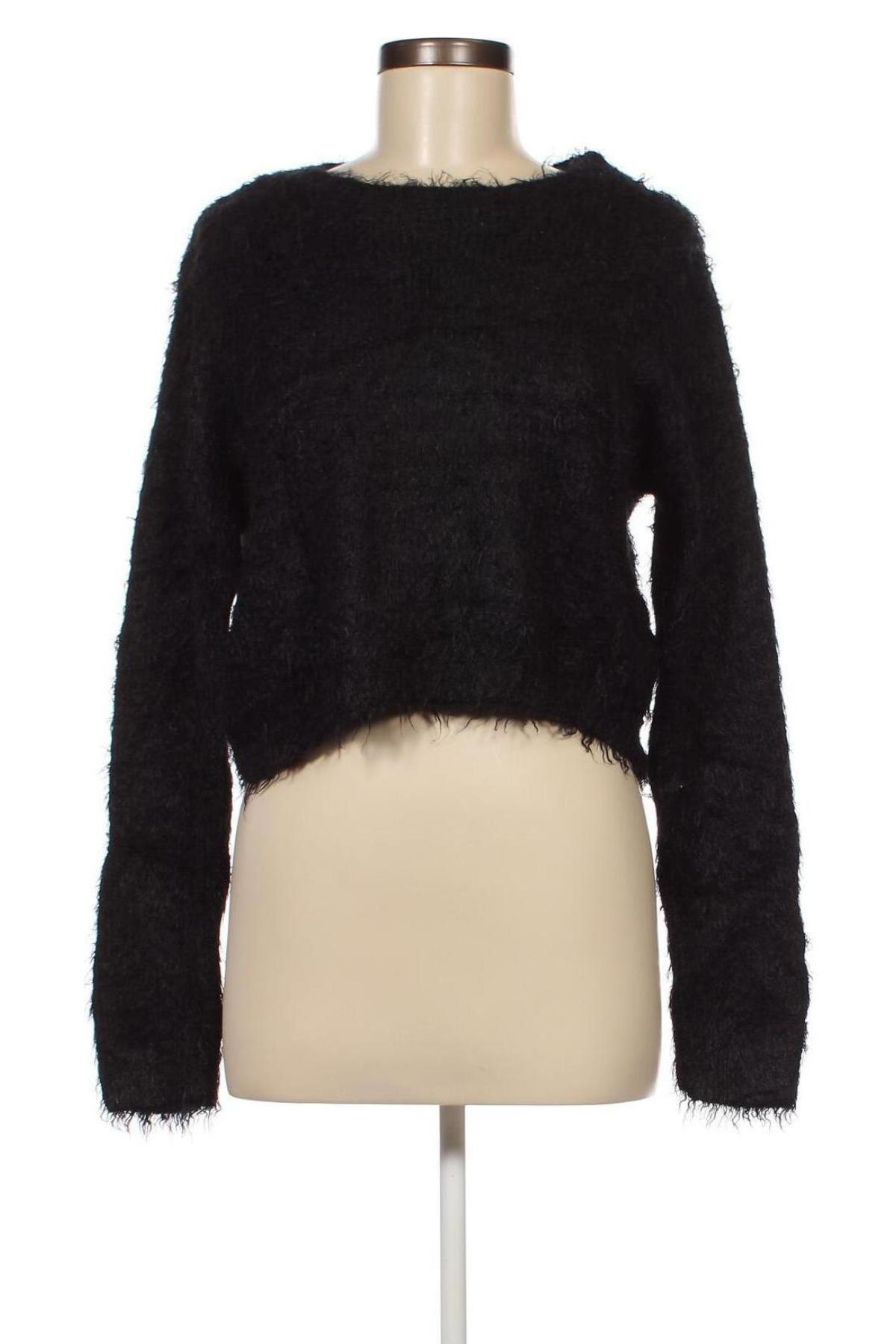 Дамски пуловер F&F, Размер L, Цвят Черен, Цена 7,83 лв.
