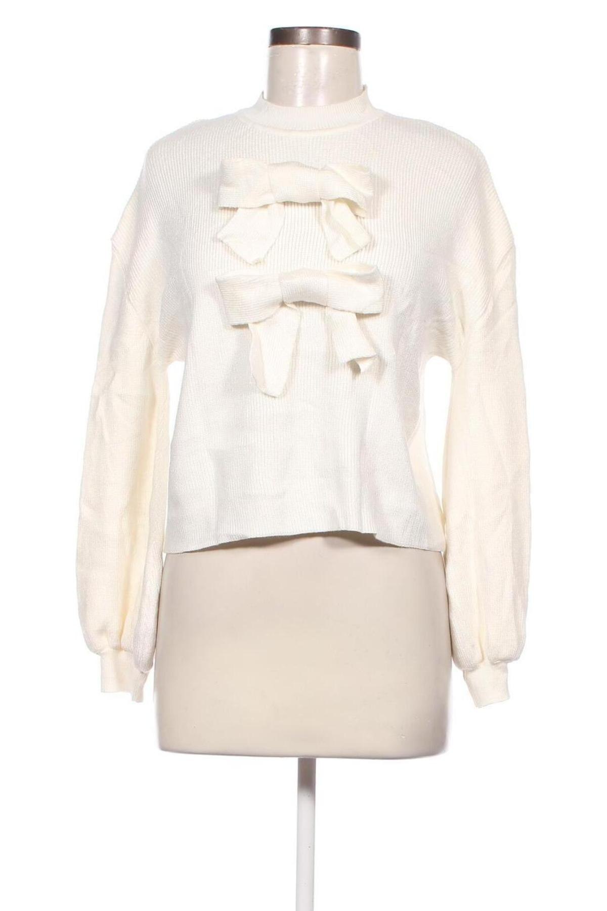 Γυναικείο πουλόβερ Flamant Rose, Μέγεθος M, Χρώμα Λευκό, Τιμή 11,41 €