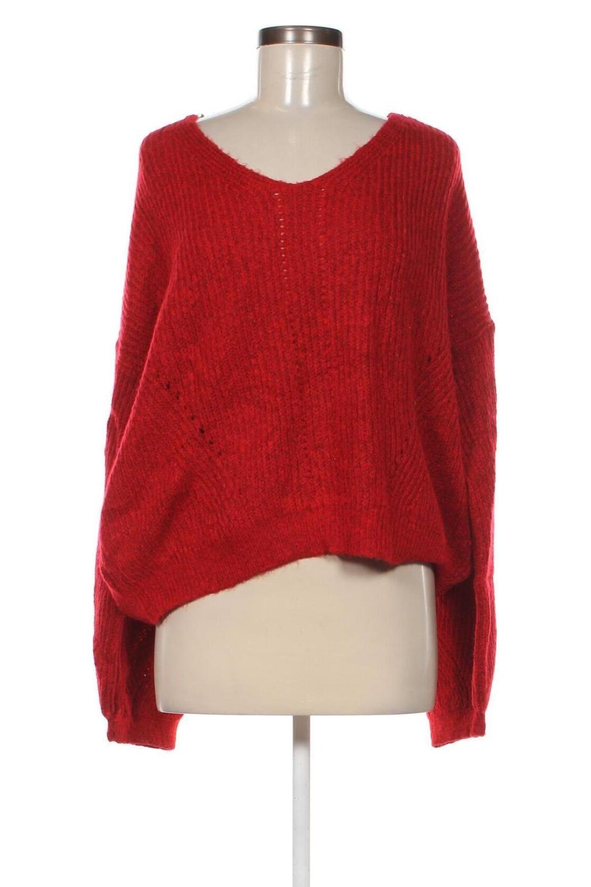 Γυναικείο πουλόβερ Gemo, Μέγεθος XXL, Χρώμα Κόκκινο, Τιμή 12,93 €