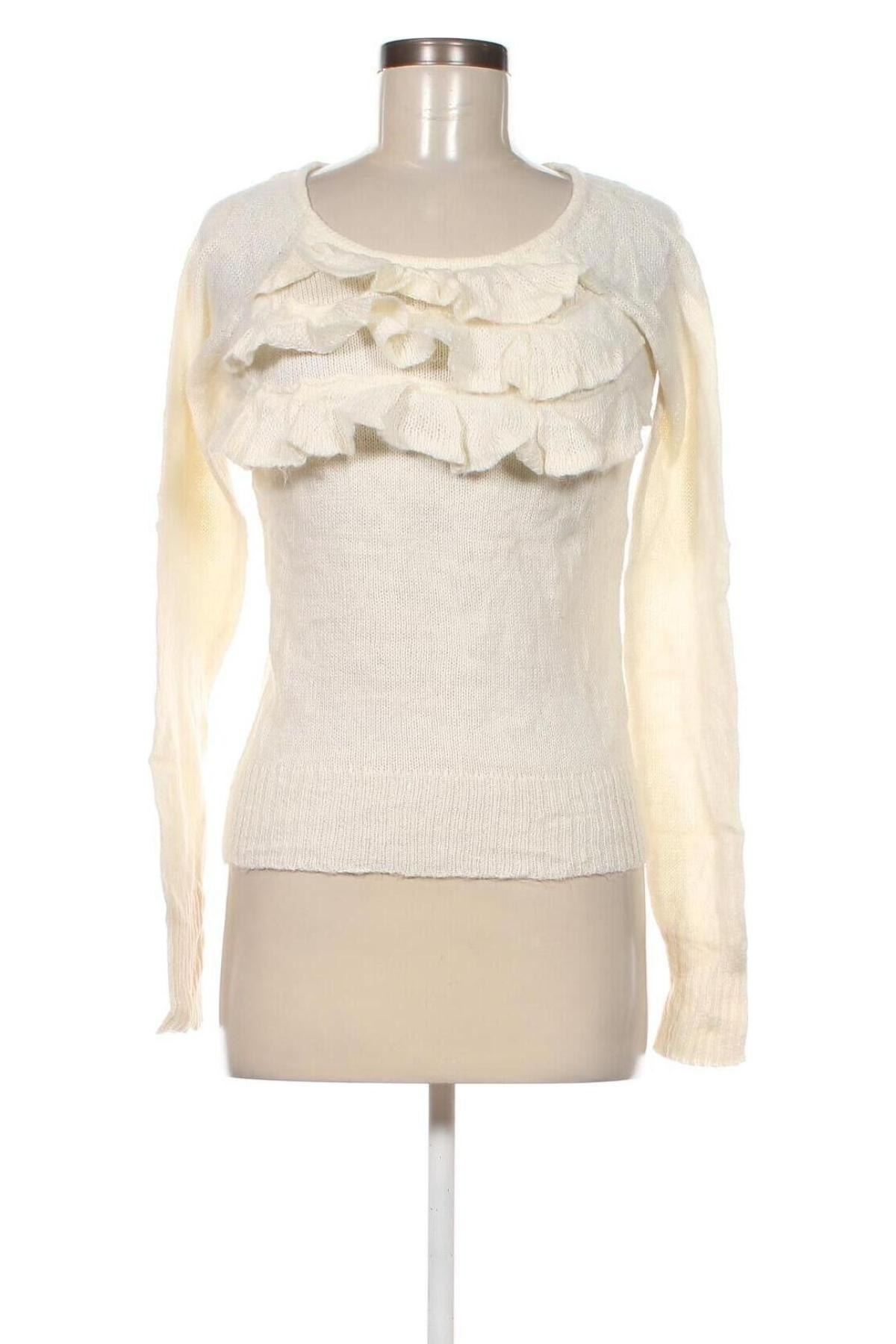 Дамски пуловер Gina Tricot, Размер M, Цвят Екрю, Цена 8,64 лв.