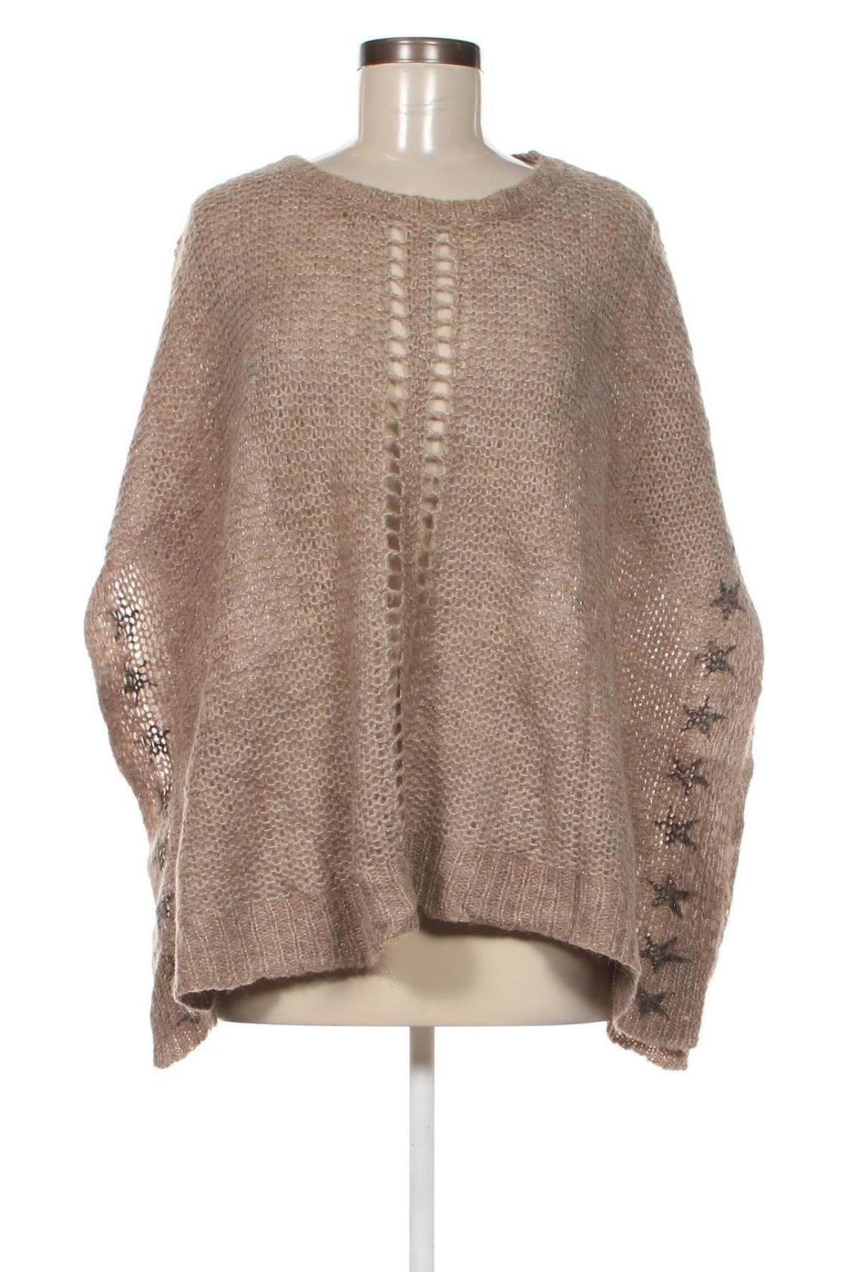 Дамски пуловер Grace, Размер XXL, Цвят Кафяв, Цена 29,00 лв.