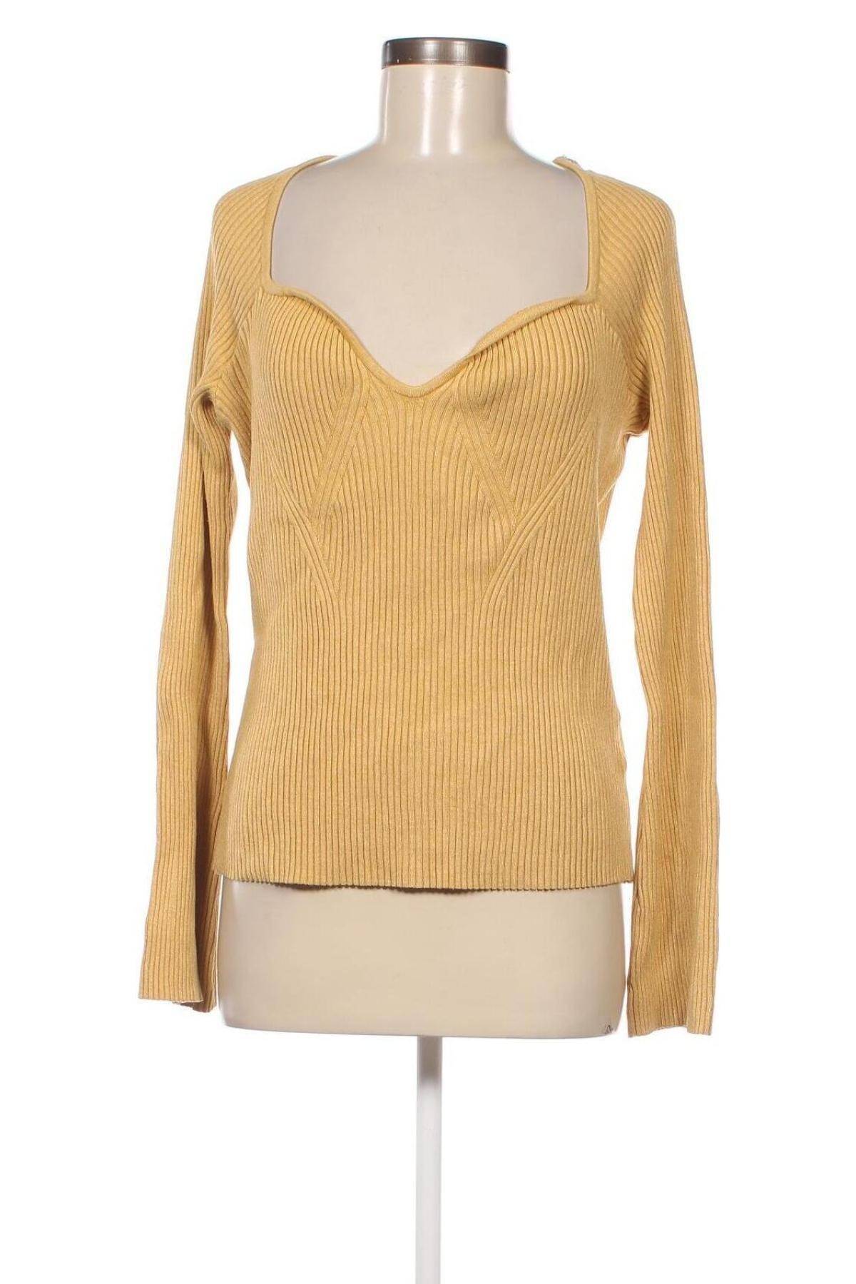 Γυναικείο πουλόβερ H&M, Μέγεθος XL, Χρώμα Κίτρινο, Τιμή 6,97 €