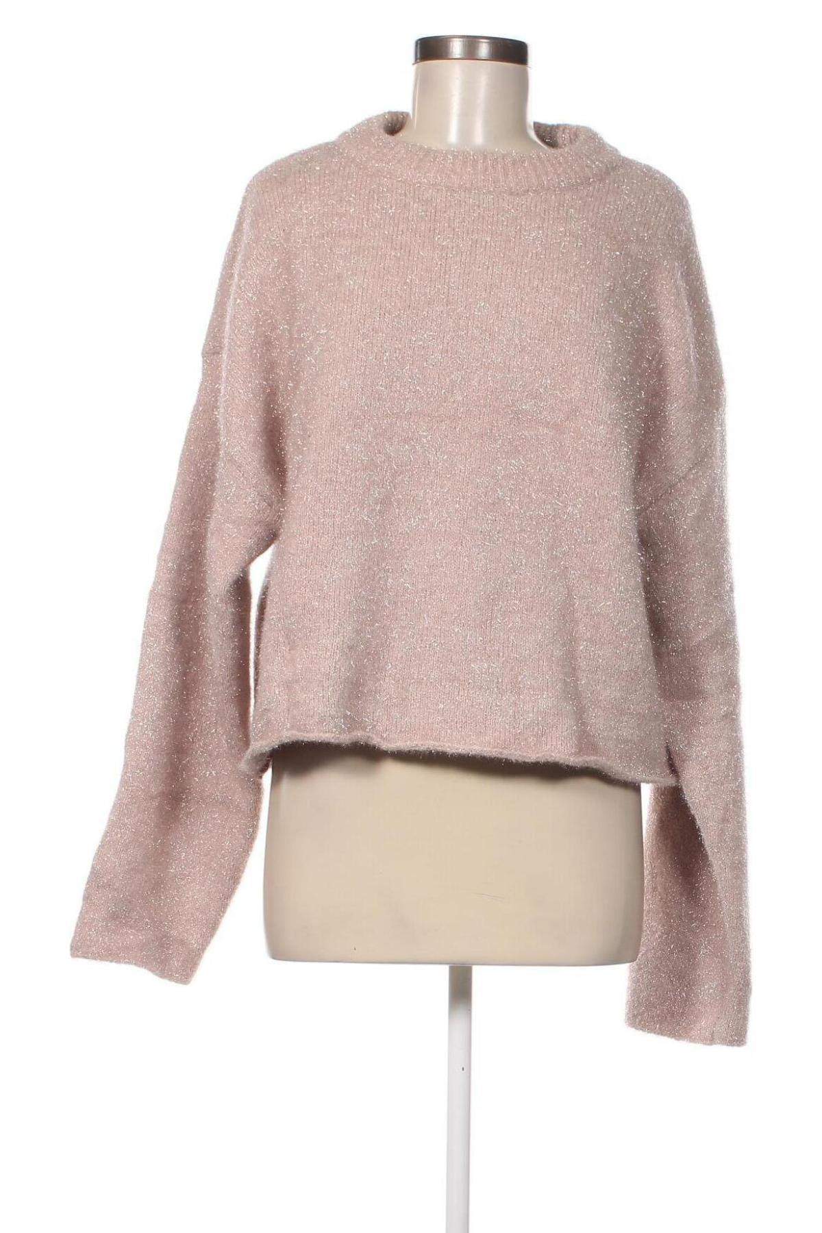 Дамски пуловер H&M, Размер XL, Цвят Розов, Цена 15,66 лв.
