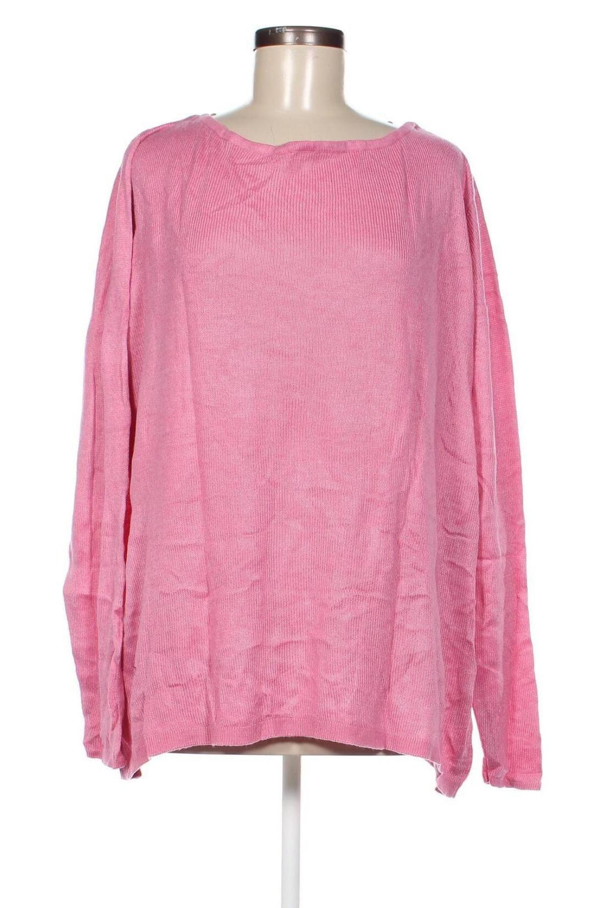 Дамски пуловер H&M, Размер XXL, Цвят Розов, Цена 29,00 лв.