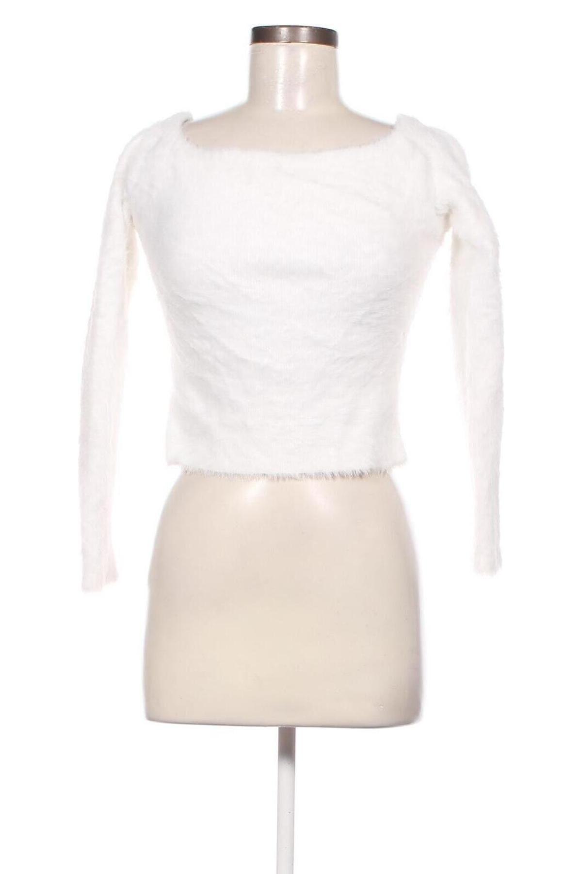 Γυναικείο πουλόβερ H&M Divided, Μέγεθος S, Χρώμα Λευκό, Τιμή 6,28 €