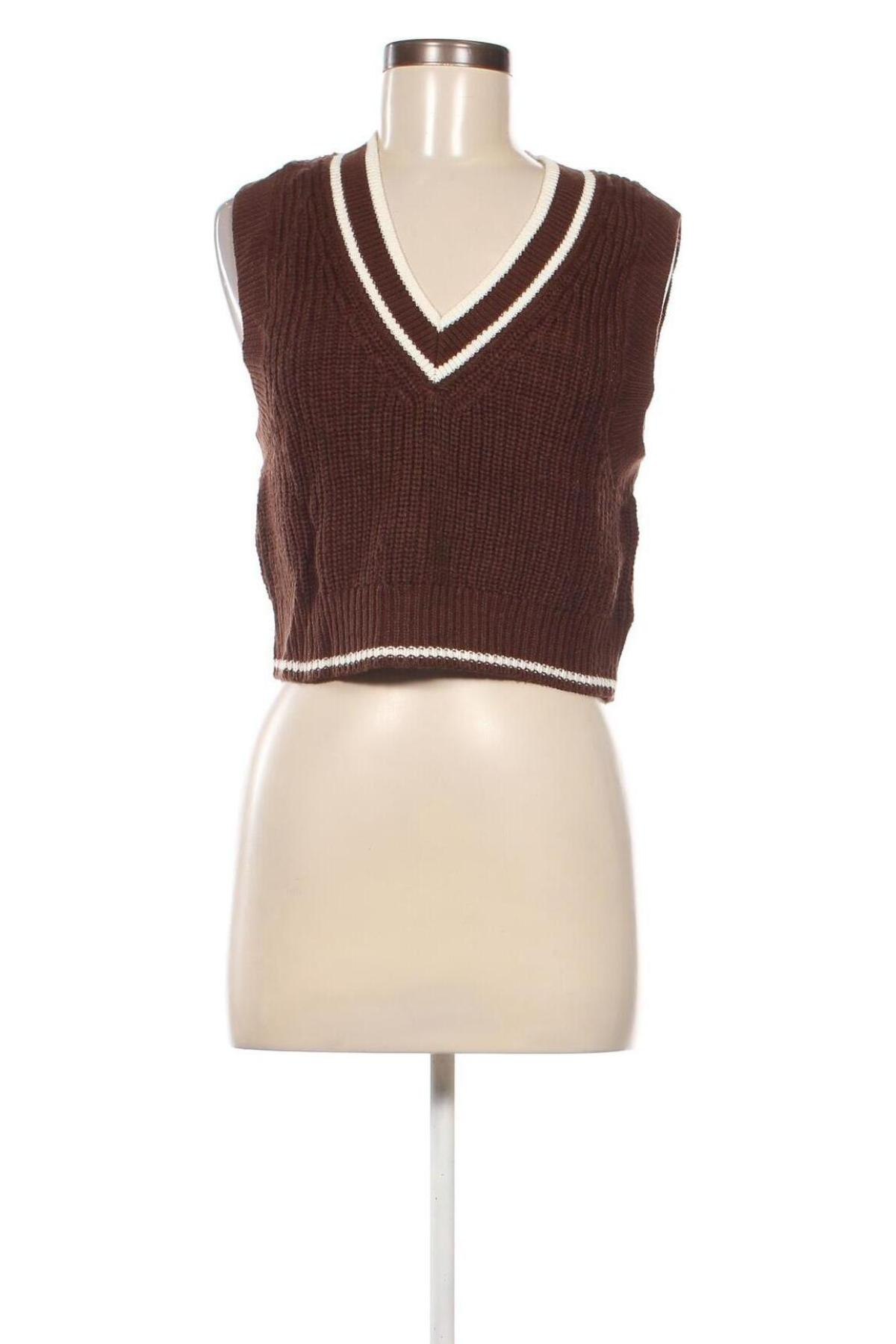 Дамски пуловер H&M Divided, Размер S, Цвят Кафяв, Цена 7,83 лв.