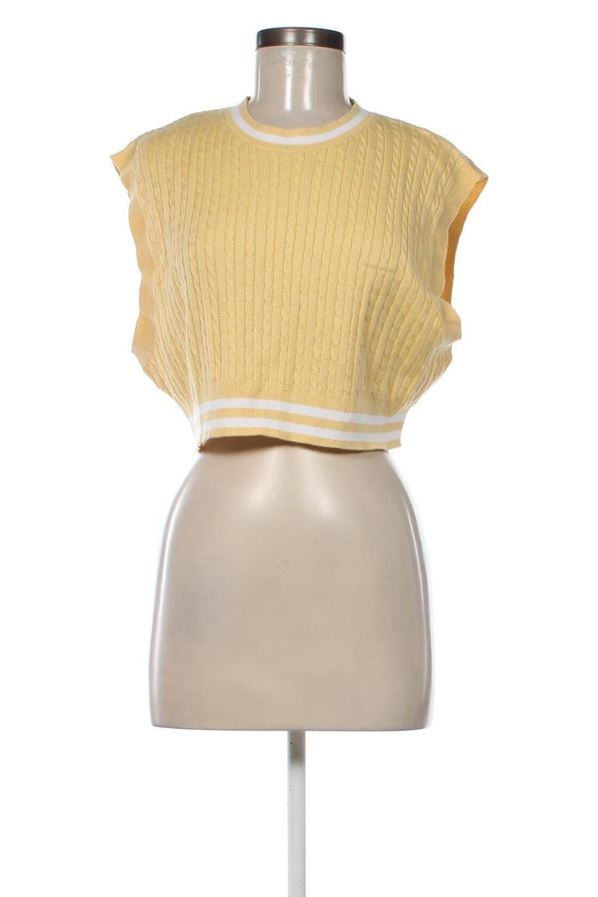 Γυναικείο πουλόβερ H&M Divided, Μέγεθος L, Χρώμα Κίτρινο, Τιμή 9,30 €