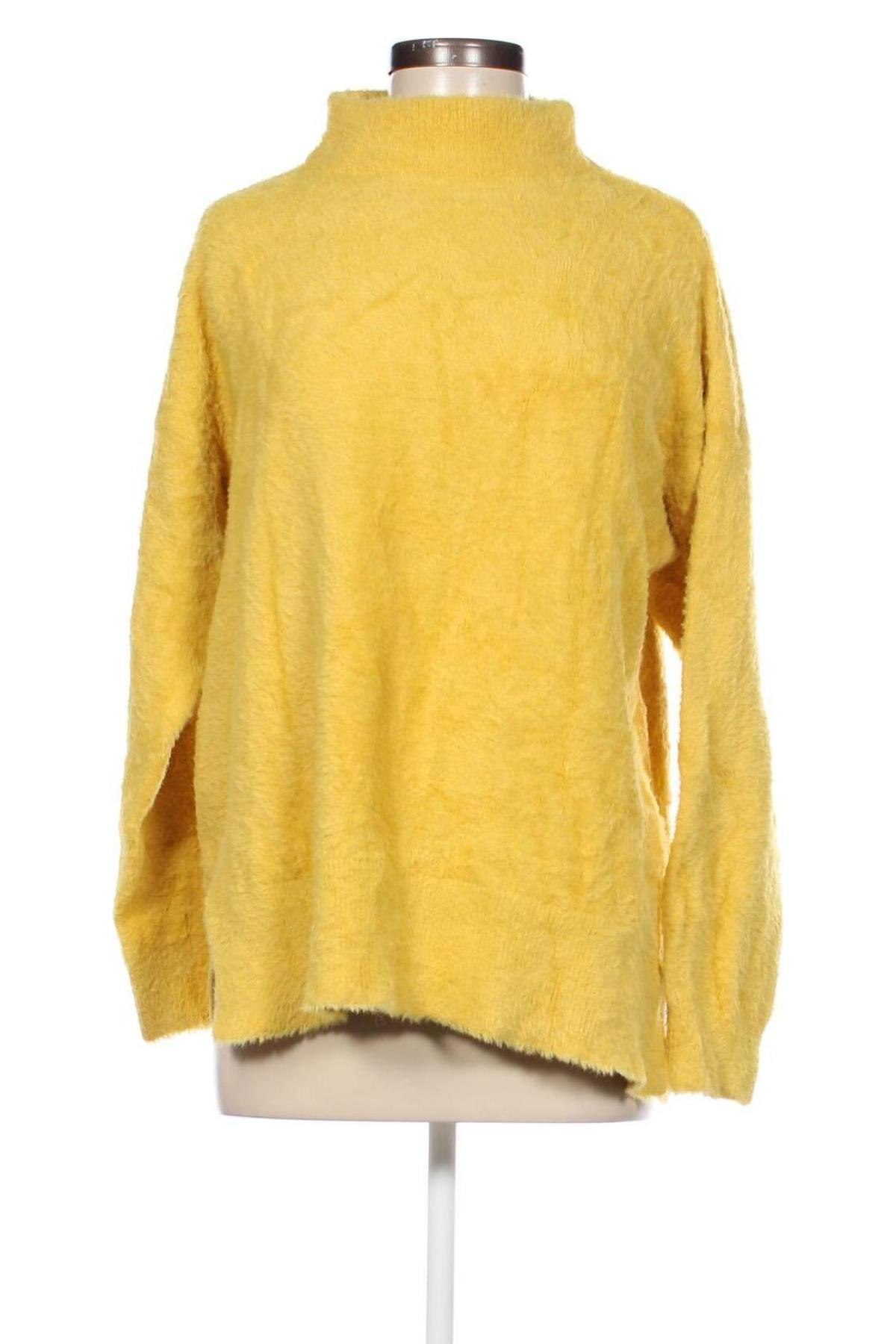 Дамски пуловер Hema, Размер L, Цвят Жълт, Цена 13,05 лв.