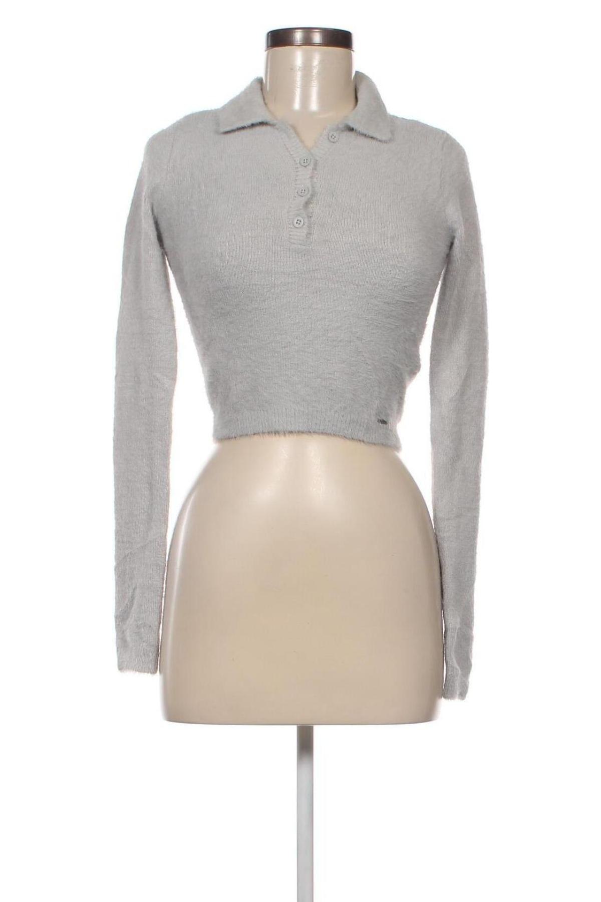 Γυναικείο πουλόβερ Hollister, Μέγεθος S, Χρώμα Γκρί, Τιμή 11,41 €