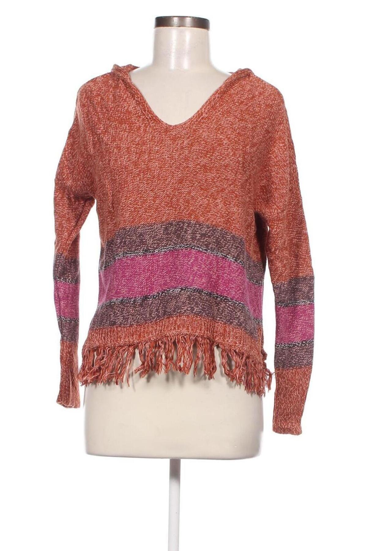 Дамски пуловер Hollister, Размер M, Цвят Оранжев, Цена 7,38 лв.