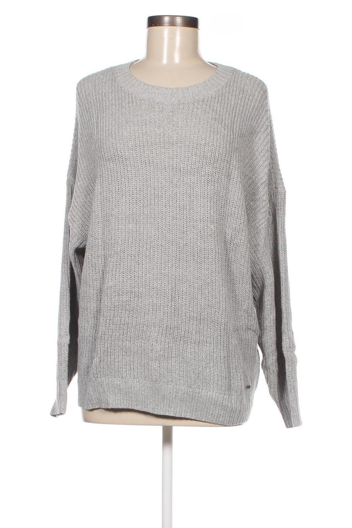 Дамски пуловер Hollister, Размер M, Цвят Сив, Цена 13,95 лв.
