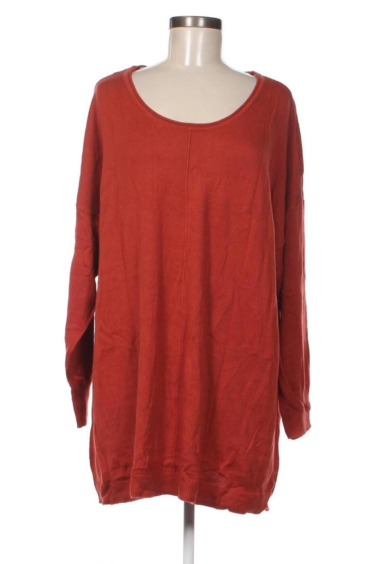 Γυναικείο πουλόβερ Janet & Joyce, Μέγεθος XXL, Χρώμα Κόκκινο, Τιμή 7,86 €