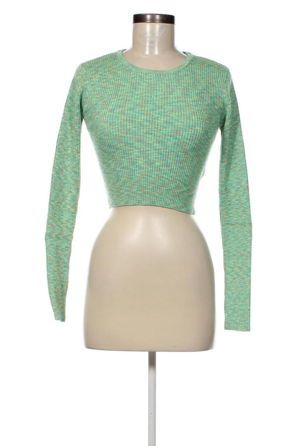 Дамски пуловер Jennyfer, Размер M, Цвят Зелен, Цена 20,24 лв.