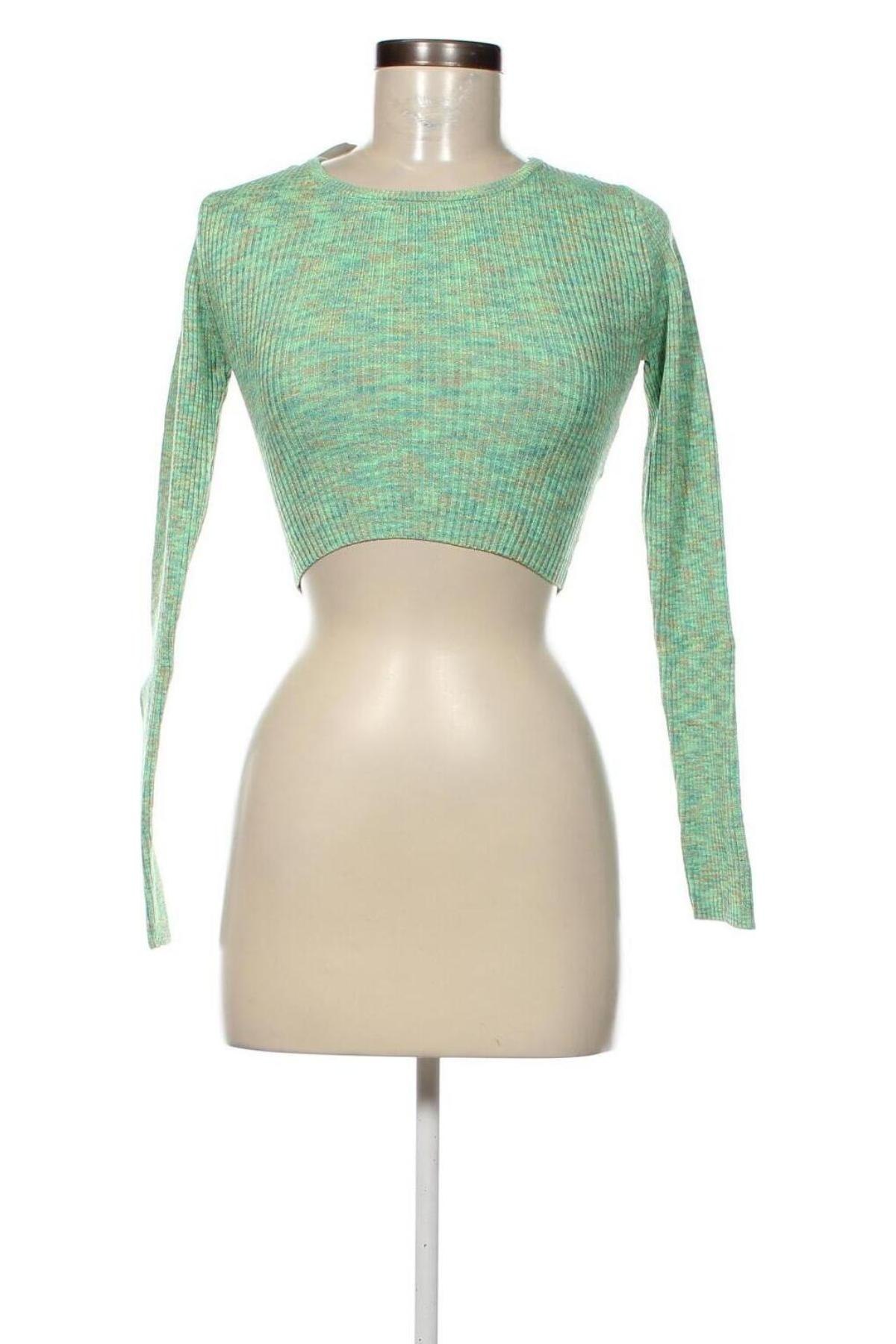 Дамски пуловер Jennyfer, Размер XS, Цвят Зелен, Цена 20,24 лв.