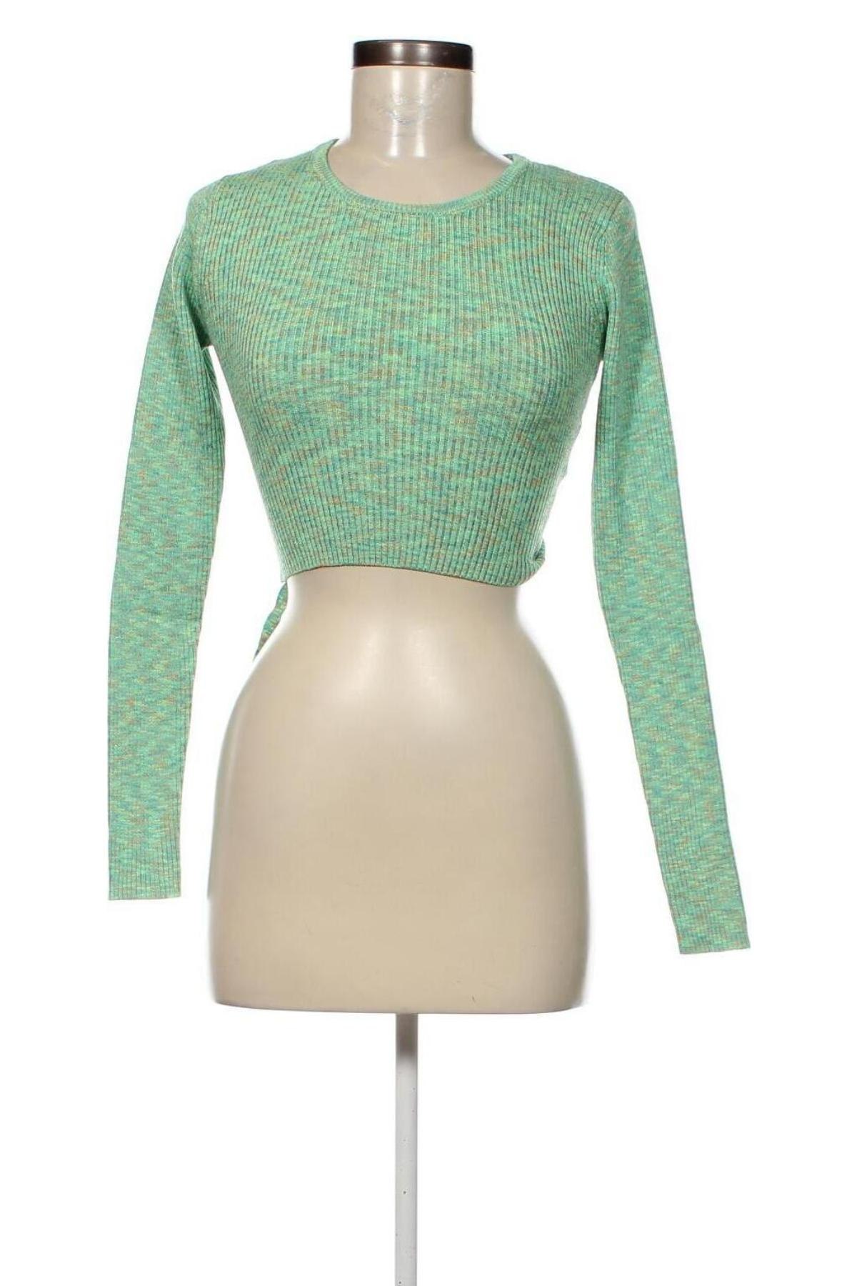 Дамски пуловер Jennyfer, Размер S, Цвят Зелен, Цена 20,24 лв.