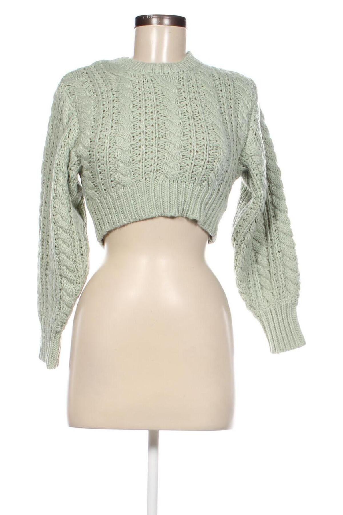 Γυναικείο πουλόβερ Jennyfer, Μέγεθος XXS, Χρώμα Πράσινο, Τιμή 9,96 €