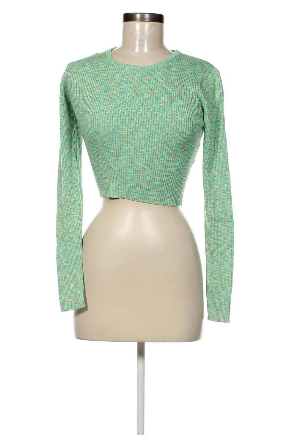 Дамски пуловер Jennyfer, Размер L, Цвят Зелен, Цена 16,56 лв.