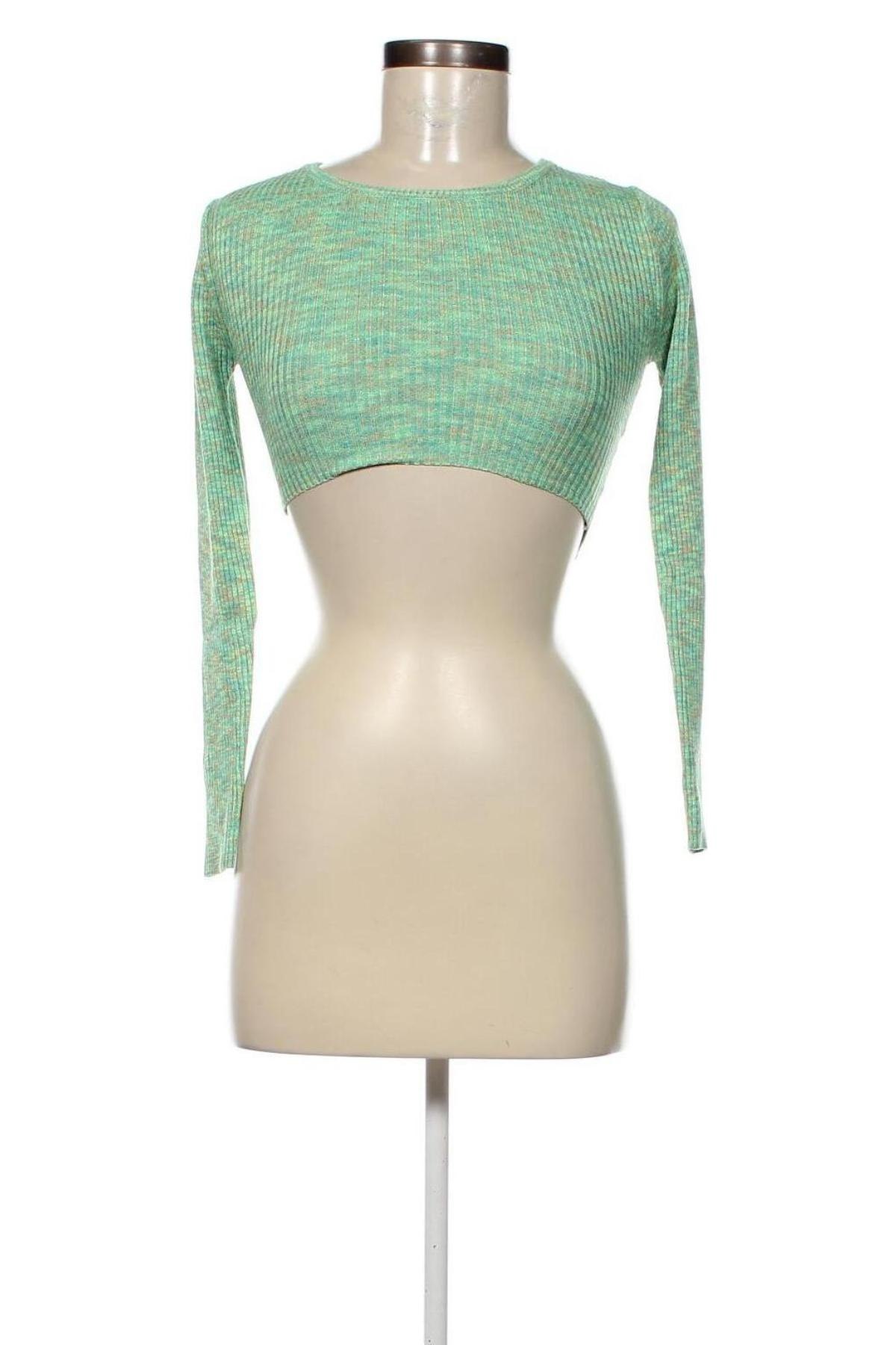 Дамски пуловер Jennyfer, Размер XXS, Цвят Зелен, Цена 20,24 лв.