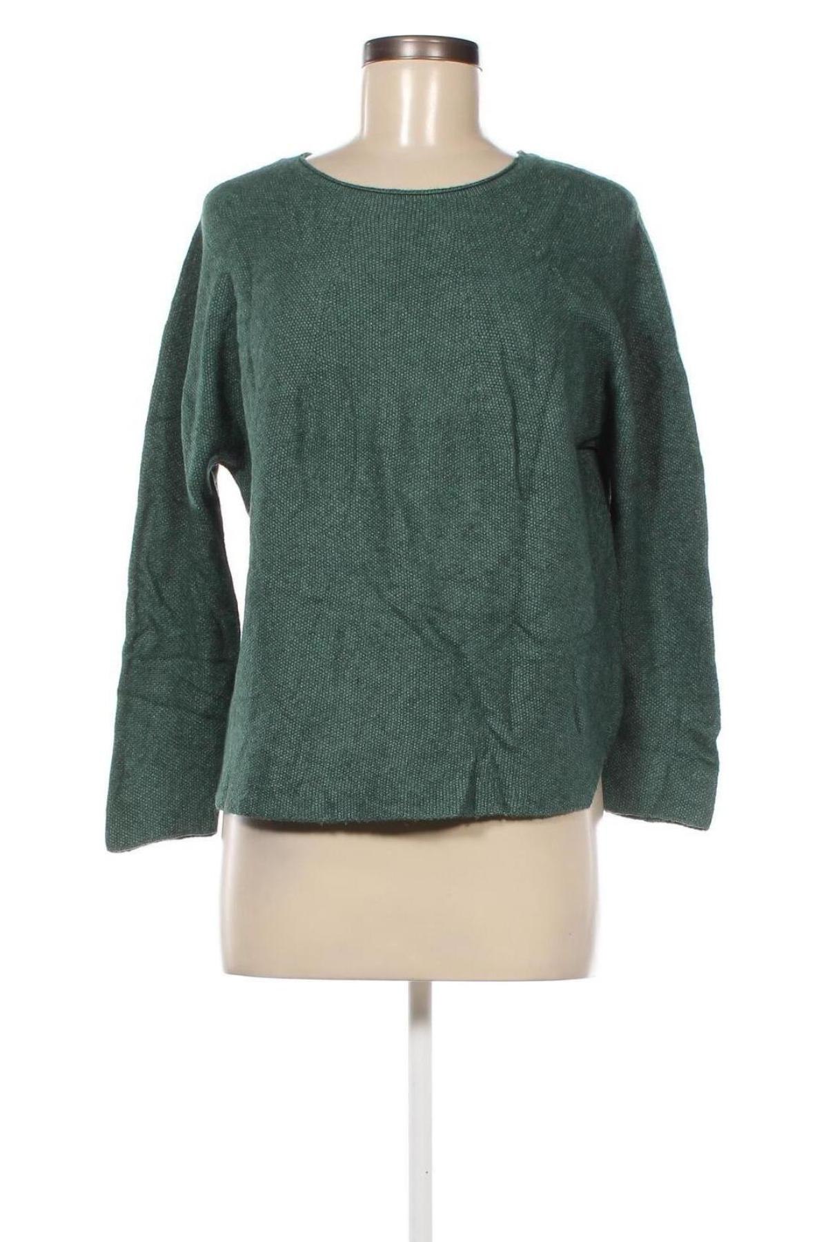 Дамски пуловер Jutka & Riska, Размер L, Цвят Зелен, Цена 8,40 лв.