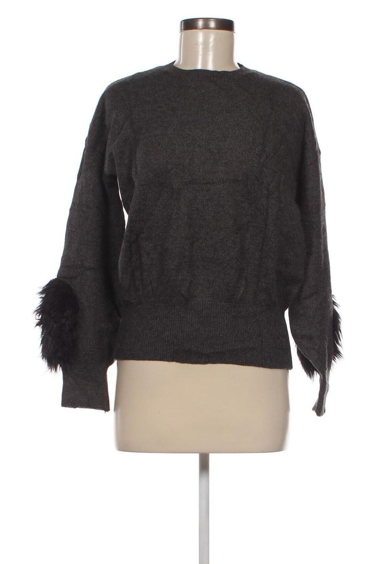 Γυναικείο πουλόβερ Lely Wood, Μέγεθος M, Χρώμα Γκρί, Τιμή 8,07 €