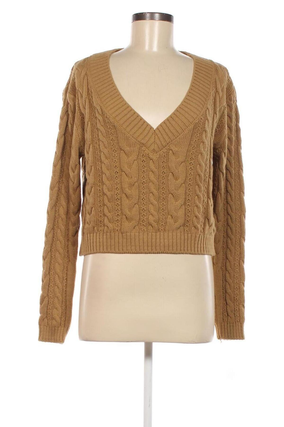 Дамски пуловер Lvcilia, Размер M, Цвят Кафяв, Цена 8,70 лв.