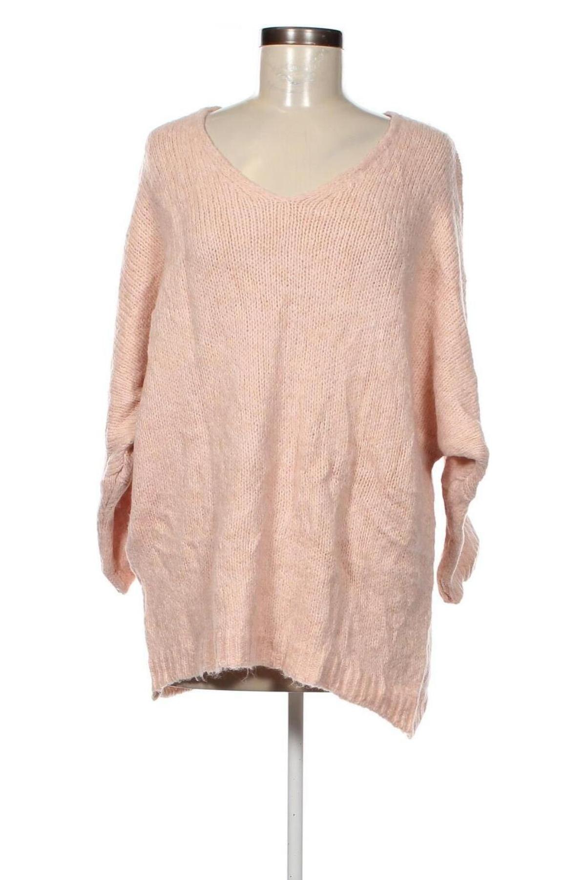 Γυναικείο πουλόβερ Made In Italy, Μέγεθος M, Χρώμα Ρόζ , Τιμή 6,46 €