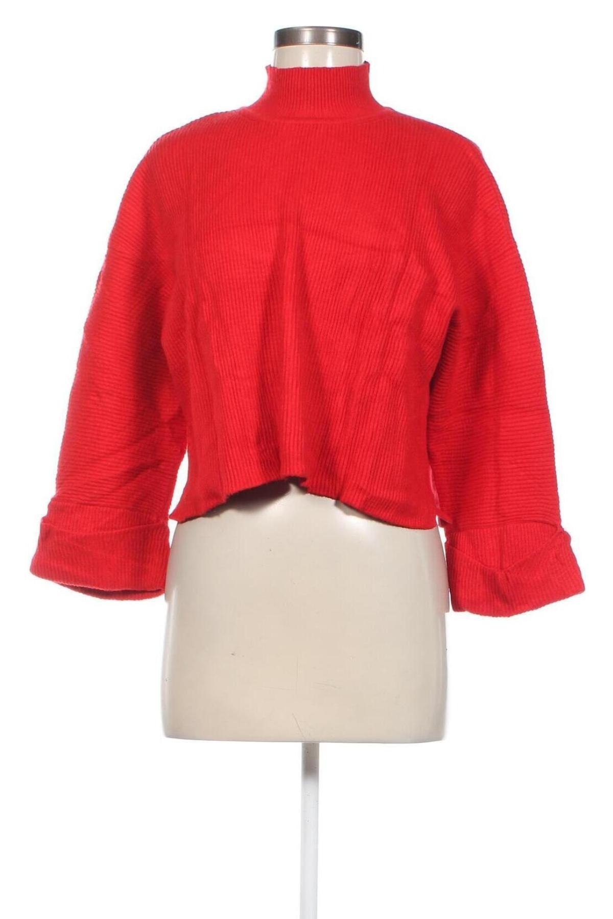 Дамски пуловер Mango, Размер S, Цвят Червен, Цена 7,83 лв.