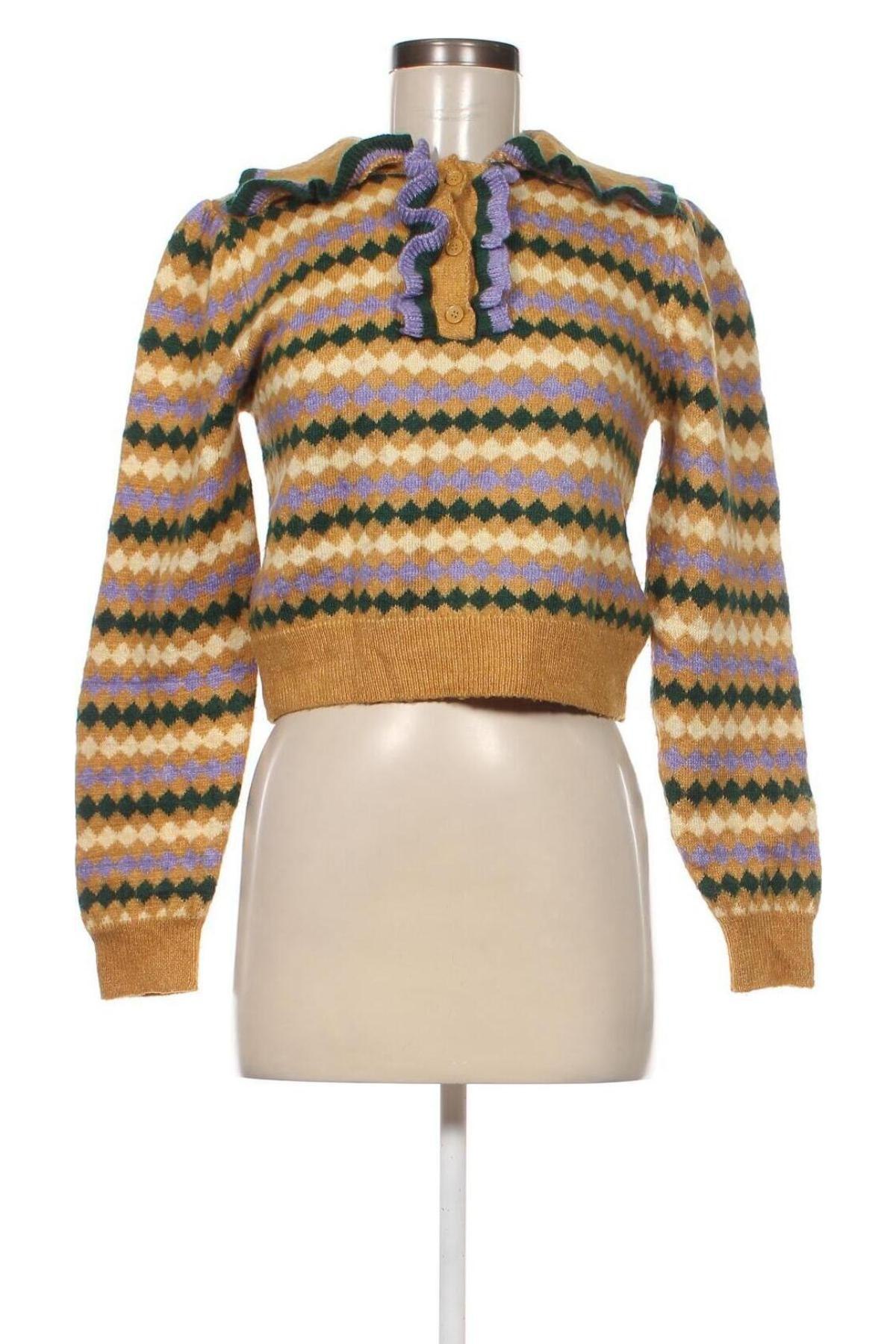 Дамски пуловер Mango, Размер S, Цвят Многоцветен, Цена 27,00 лв.