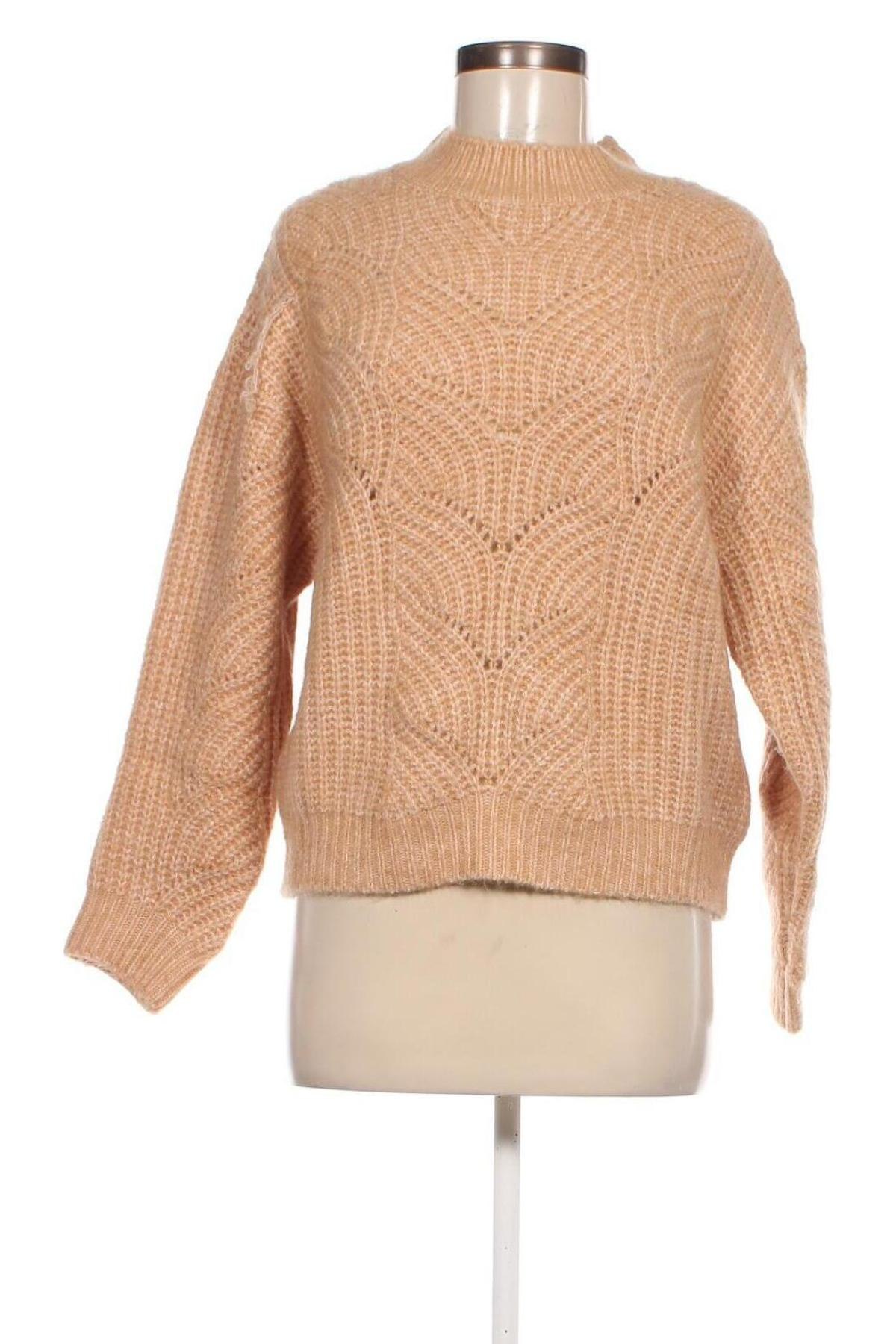 Дамски пуловер Mango, Размер S, Цвят Бежов, Цена 62,00 лв.