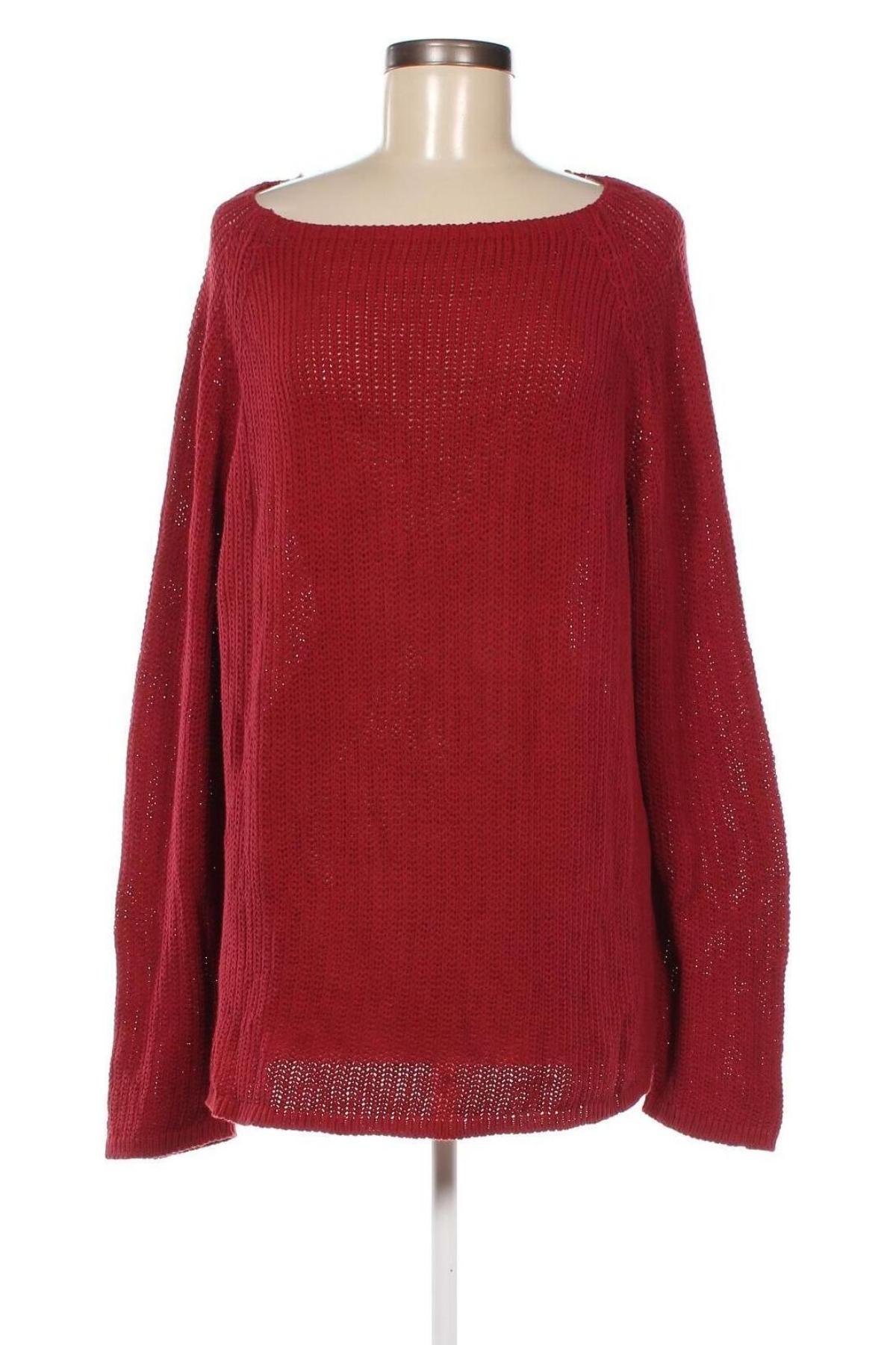 Γυναικείο πουλόβερ Marina Sport by Marina Rinaldi, Μέγεθος XL, Χρώμα Κόκκινο, Τιμή 101,44 €