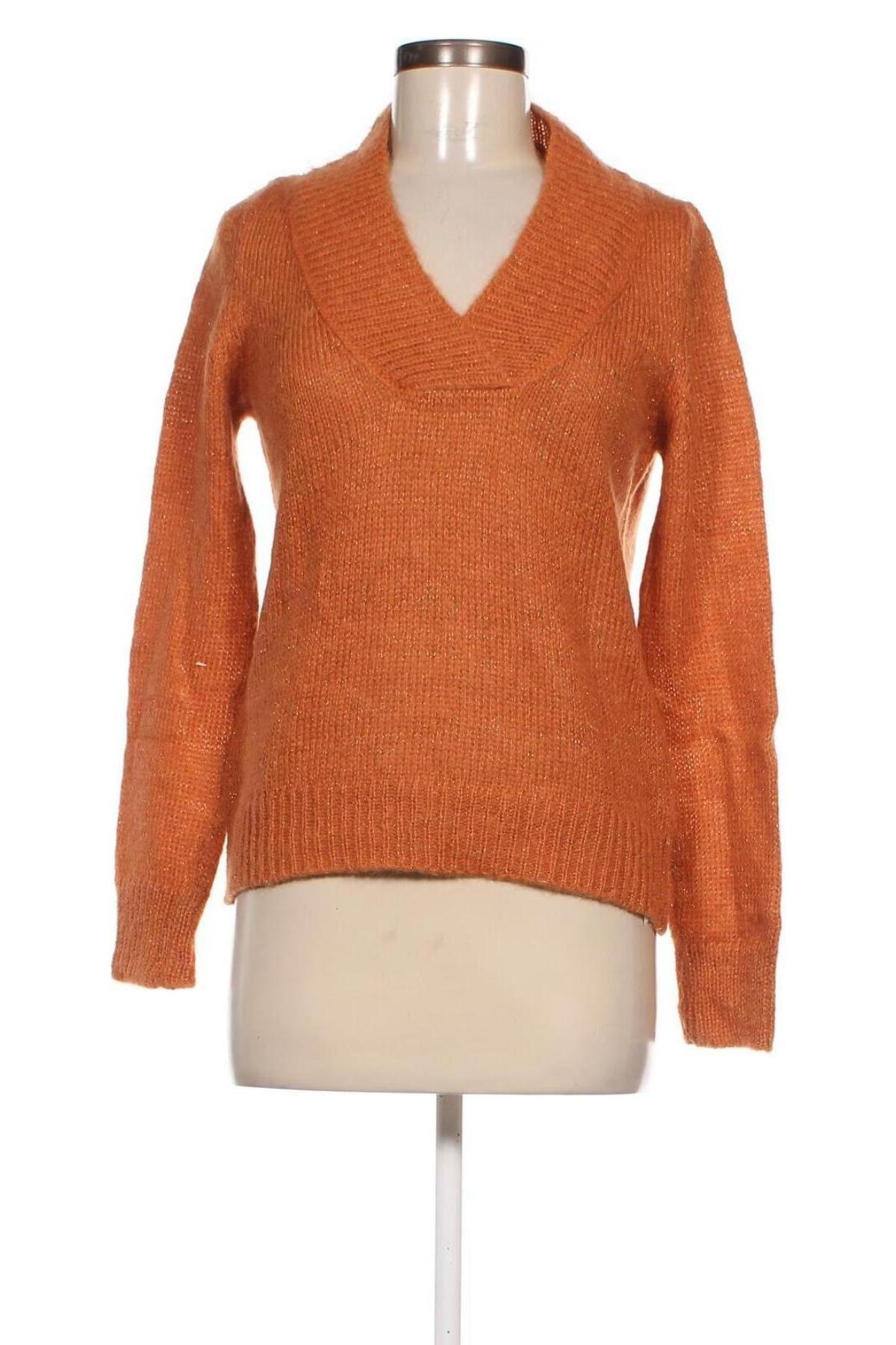 Damenpullover Massimo Dutti, Größe L, Farbe Orange, Preis 19,84 €
