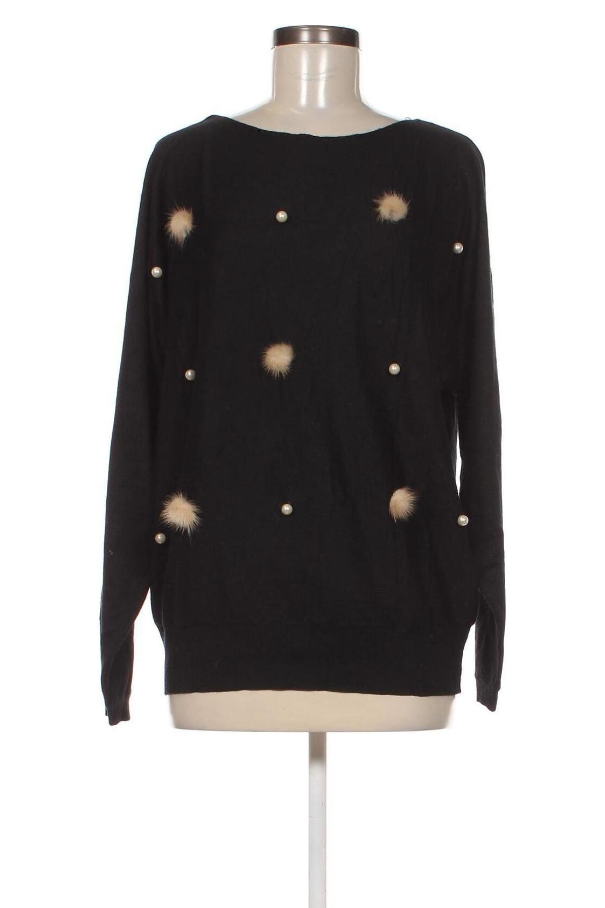 Дамски пуловер Millenium, Размер M, Цвят Черен, Цена 8,12 лв.