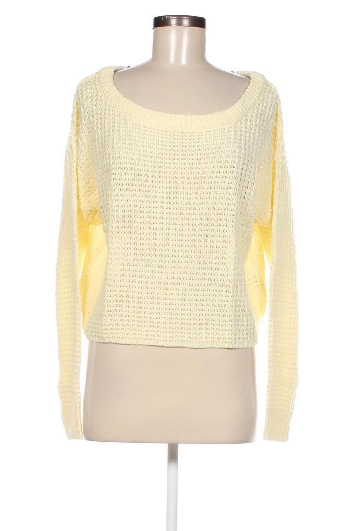 Дамски пуловер Missguided, Размер L, Цвят Жълт, Цена 18,40 лв.
