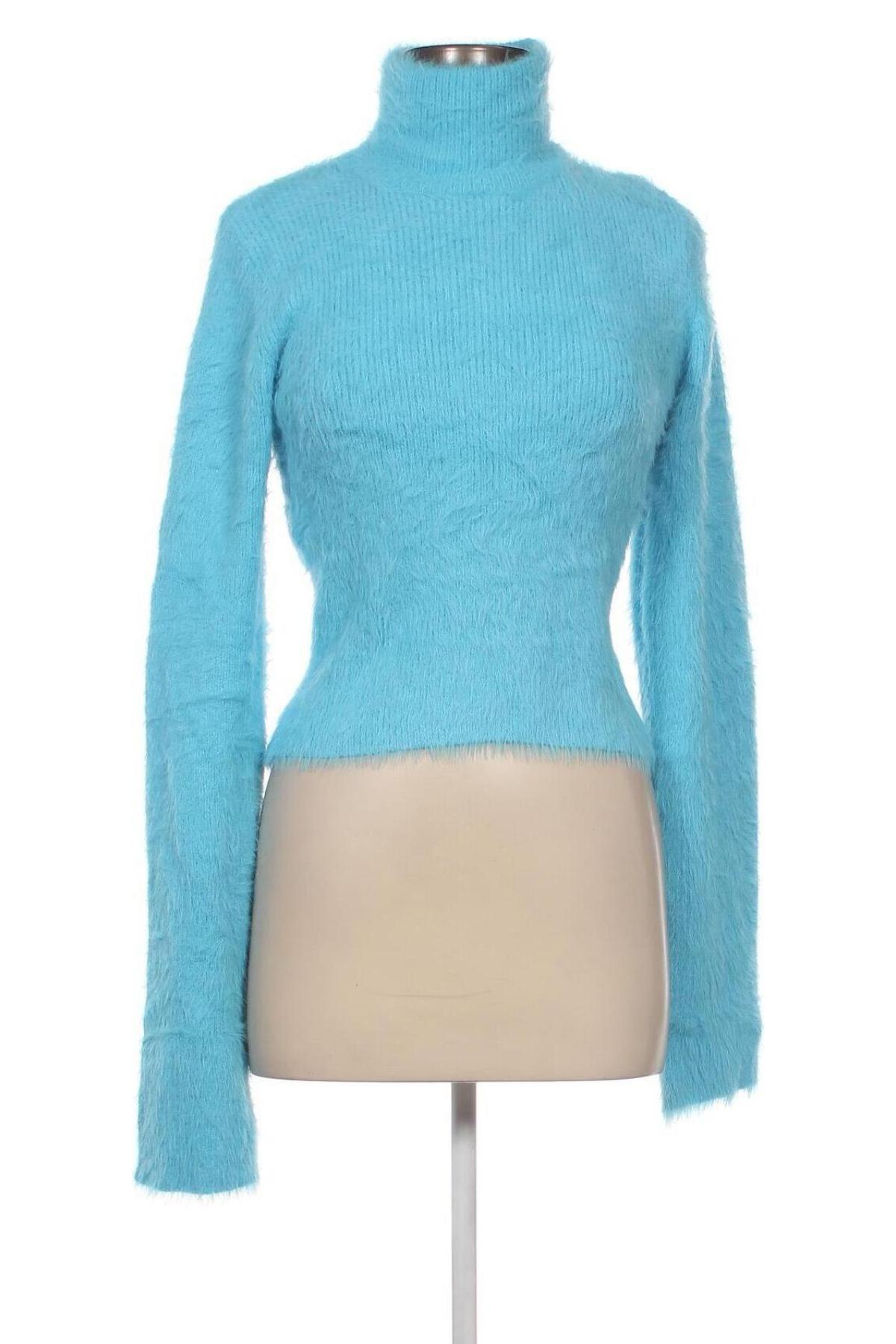 Дамски пуловер Monki, Размер M, Цвят Син, Цена 20,16 лв.