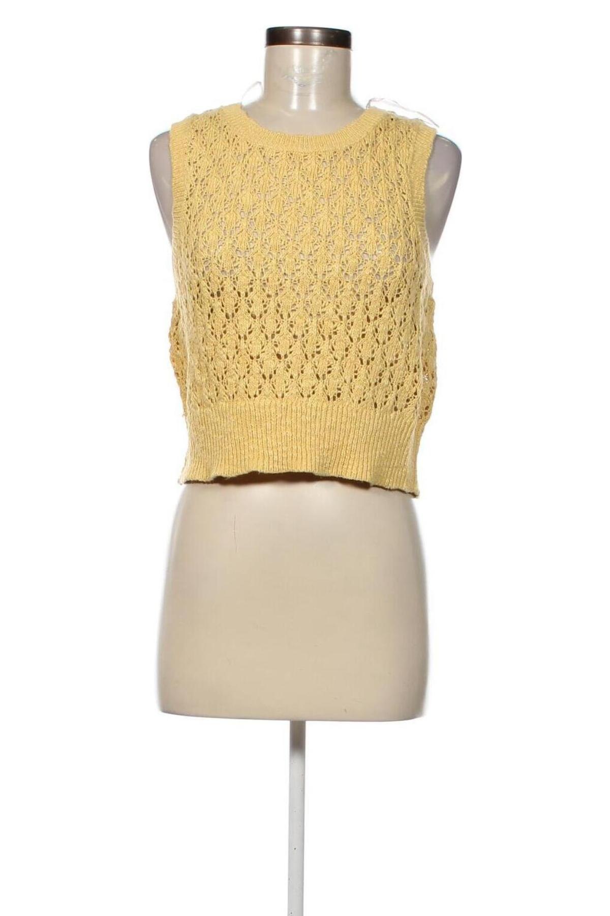 Дамски пуловер Monki, Размер M, Цвят Жълт, Цена 8,40 лв.