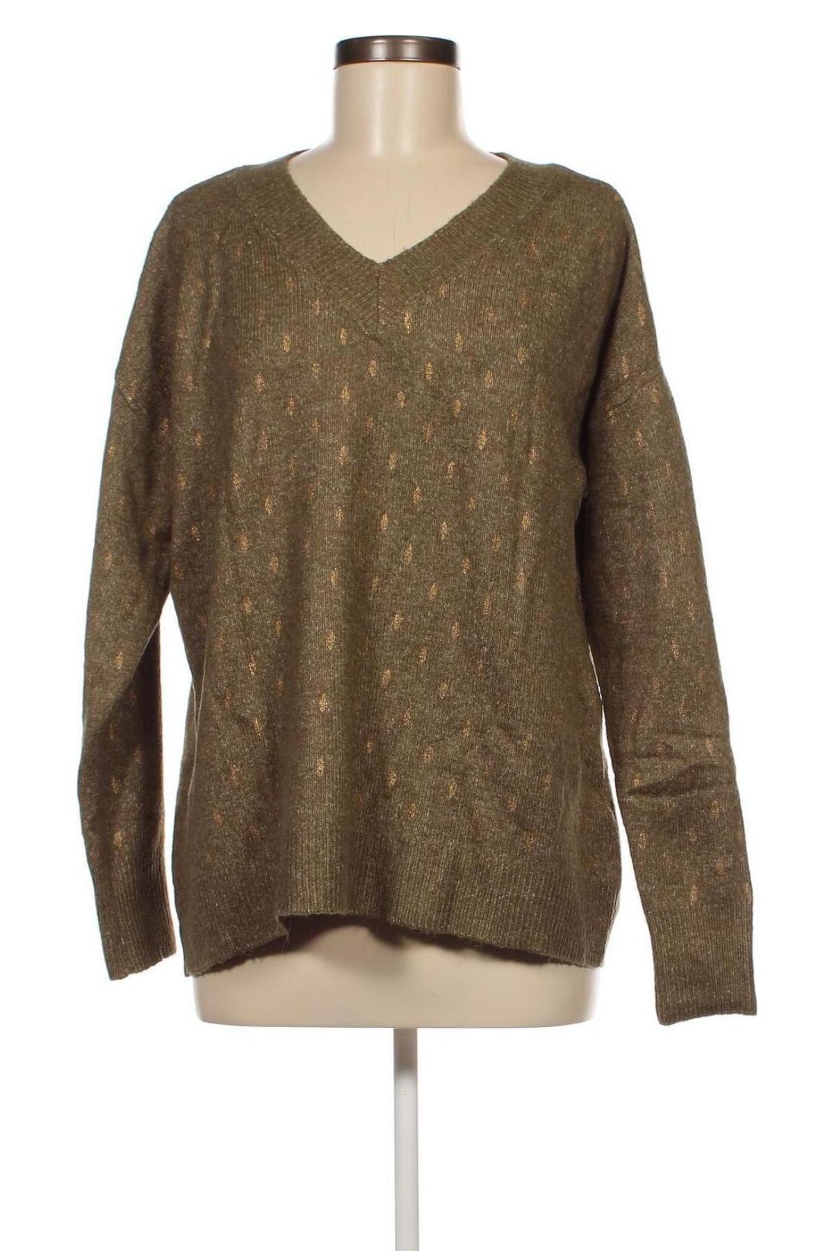 Γυναικείο πουλόβερ Ms Mode, Μέγεθος M, Χρώμα Πράσινο, Τιμή 8,07 €