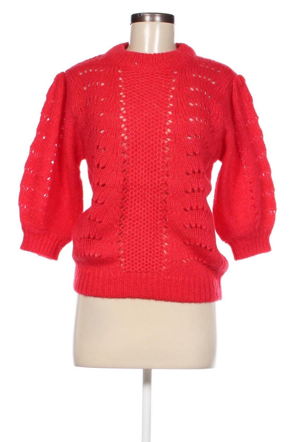 Дамски пуловер NA-KD, Размер M, Цвят Червен, Цена 17,67 лв.