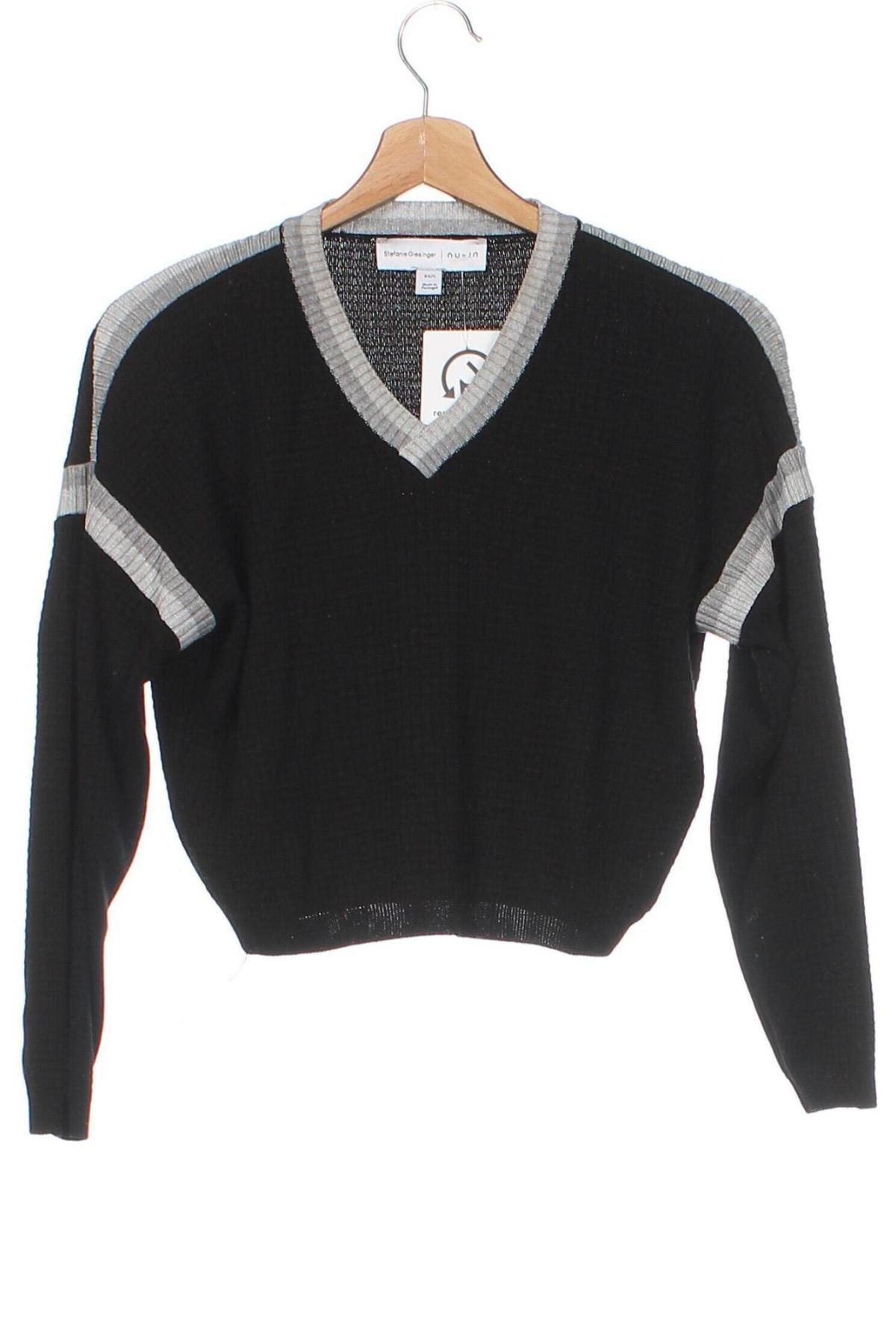 Дамски пуловер NU-IN, Размер XS, Цвят Черен, Цена 22,14 лв.