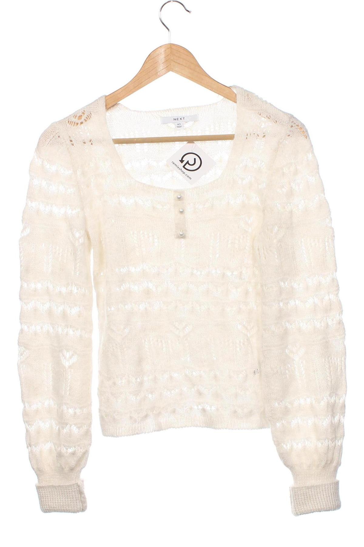Дамски пуловер Next, Размер XS, Цвят Бял, Цена 23,78 лв.