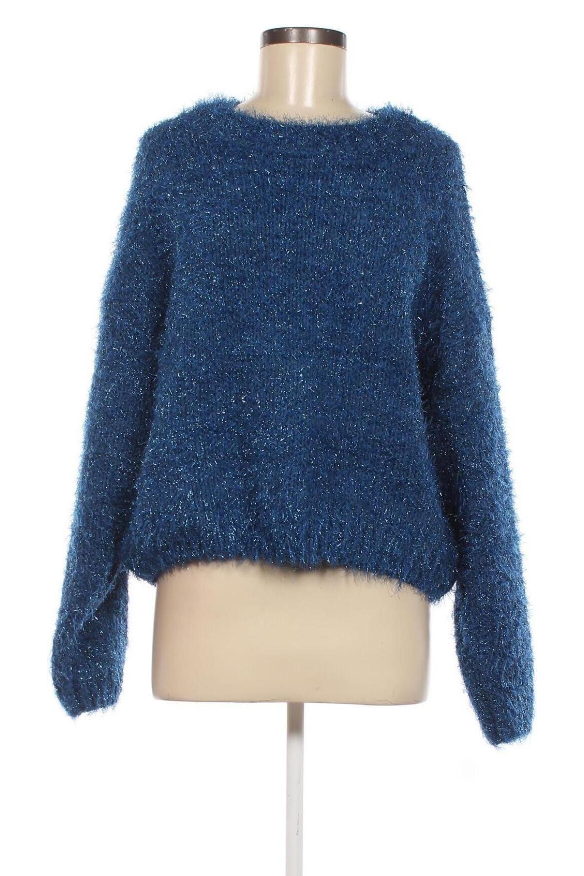 Дамски пуловер Object, Размер M, Цвят Син, Цена 12,30 лв.