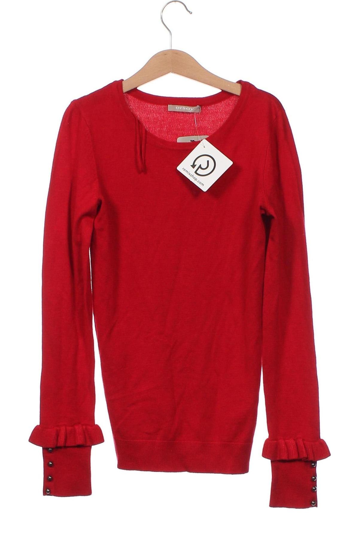 Dámský svetr Orsay, Velikost XS, Barva Červená, Cena  392,00 Kč