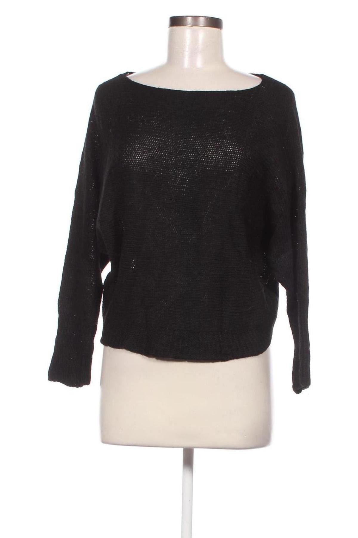 Γυναικείο πουλόβερ Piazza Italia, Μέγεθος M, Χρώμα Μαύρο, Τιμή 8,07 €