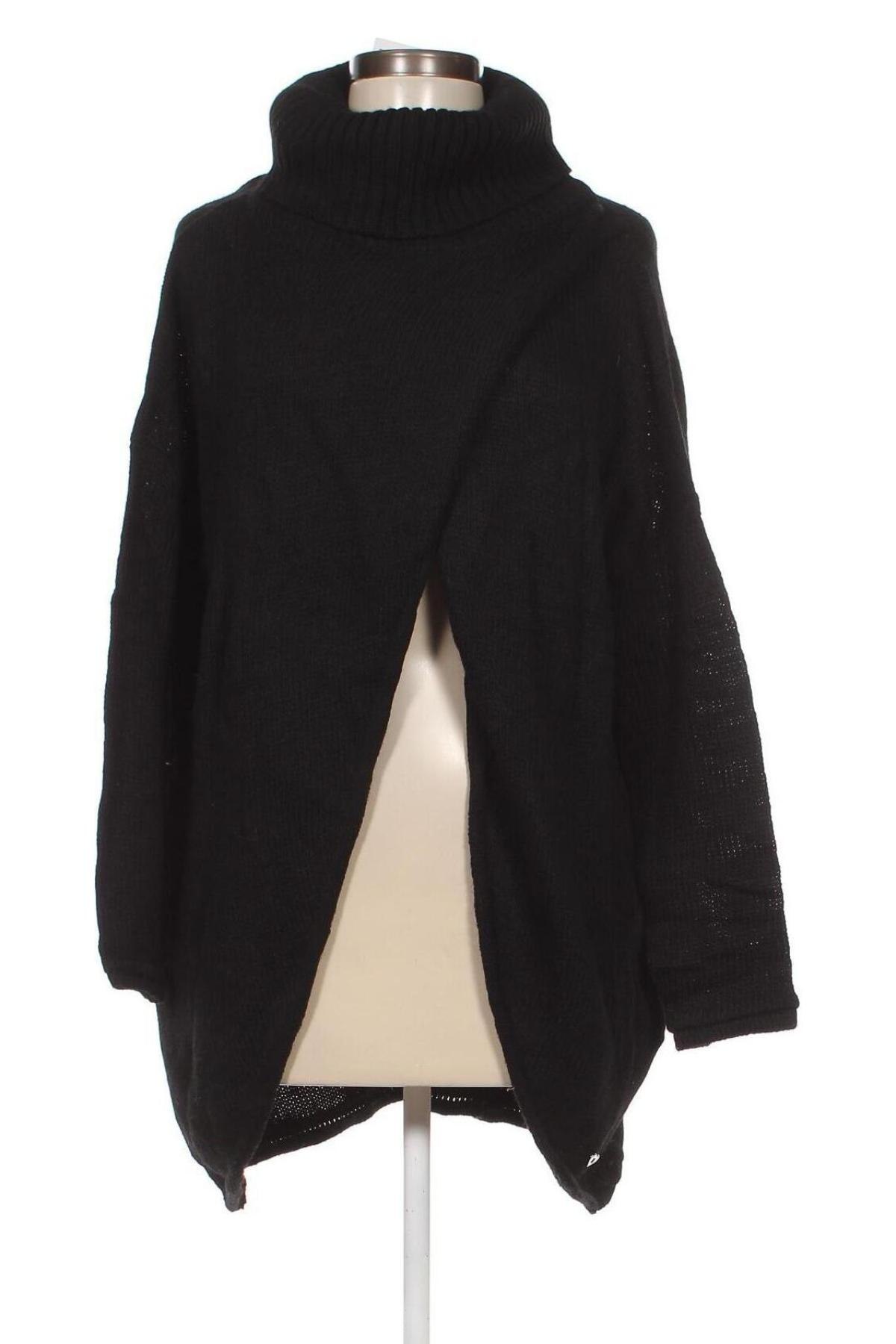 Γυναικείο πουλόβερ Please, Μέγεθος M, Χρώμα Μαύρο, Τιμή 19,18 €