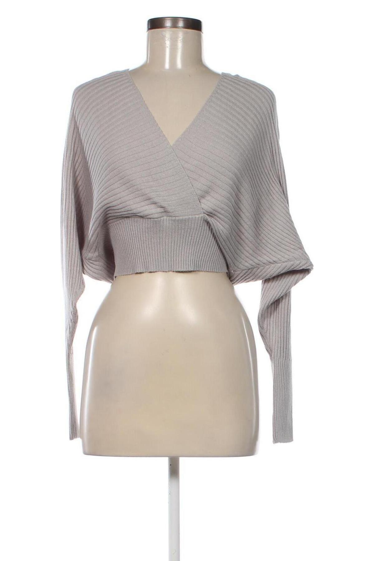 Γυναικείο πουλόβερ Pretty Little Thing, Μέγεθος S, Χρώμα Γκρί, Τιμή 14,83 €