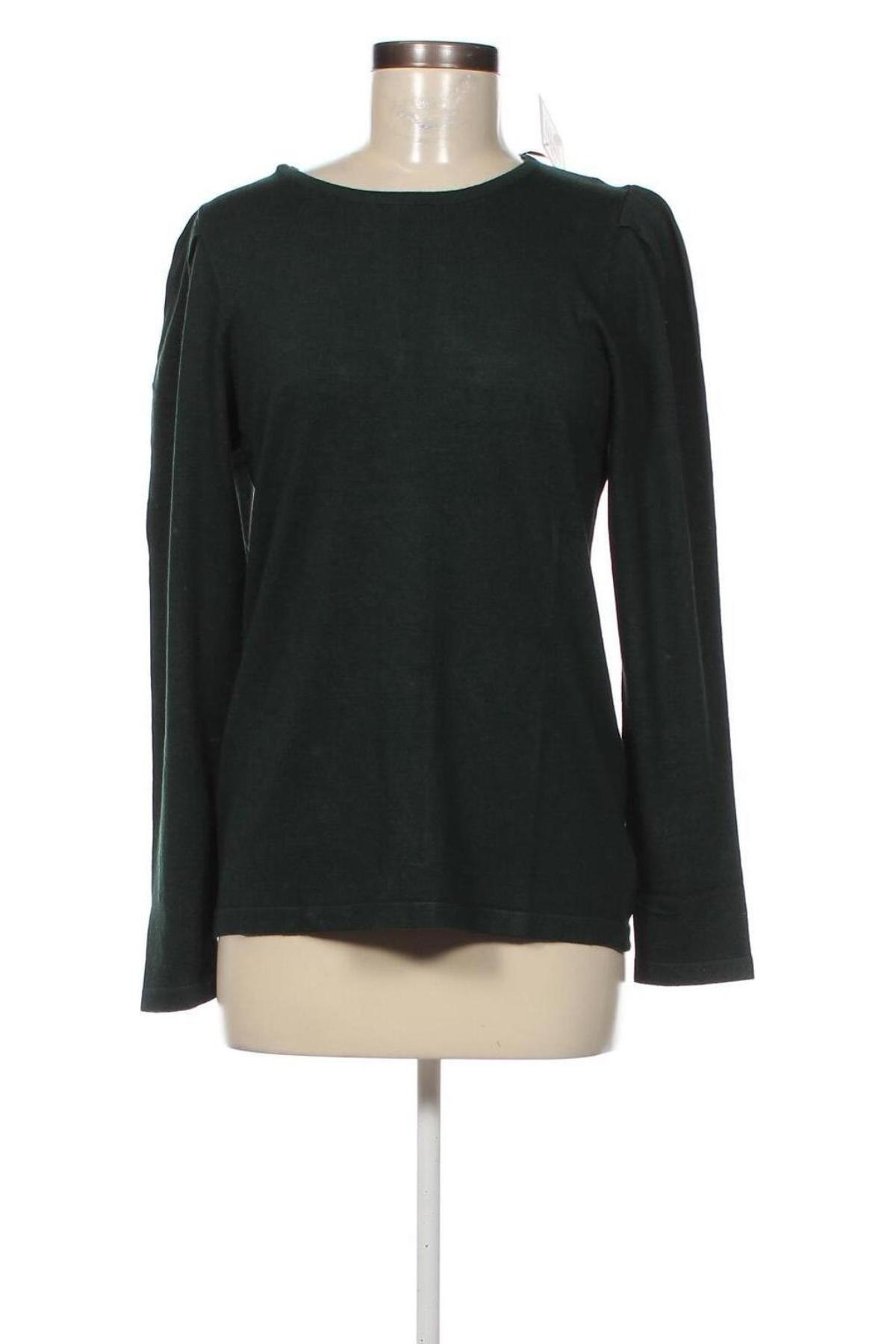 Γυναικείο πουλόβερ Pulz Jeans, Μέγεθος M, Χρώμα Πράσινο, Τιμή 10,55 €