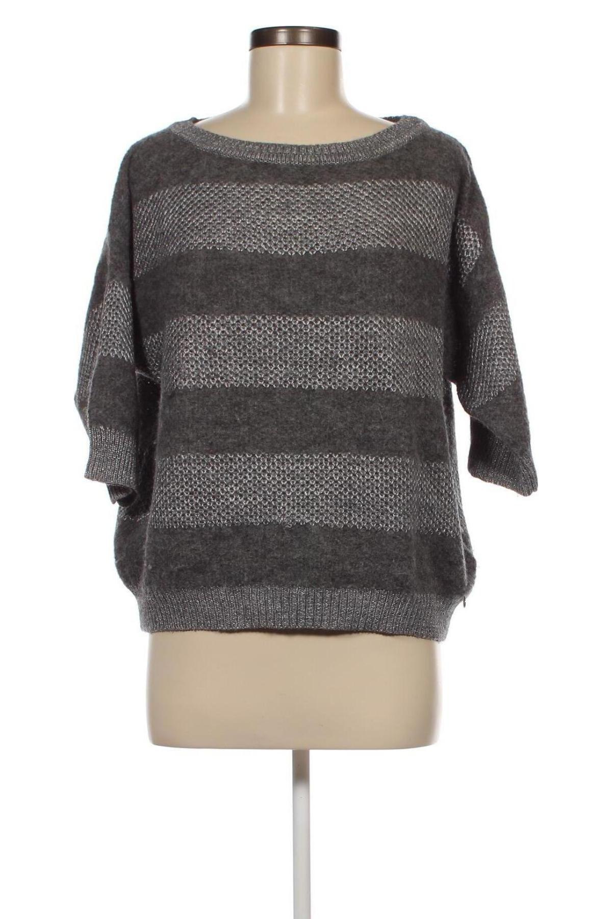 Дамски пуловер Rich & Royal, Размер M, Цвят Сив, Цена 33,48 лв.