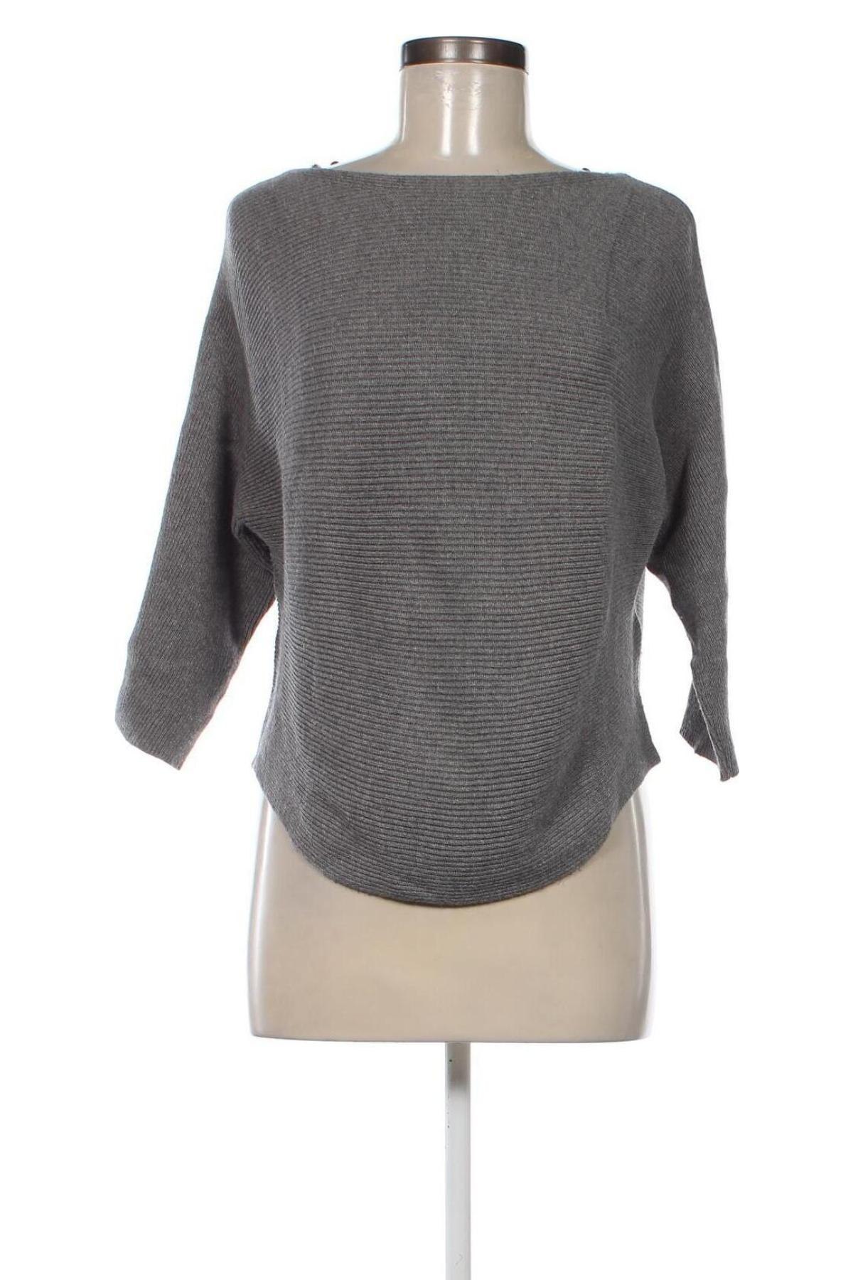 Дамски пуловер S.Oliver, Размер M, Цвят Сив, Цена 22,17 лв.