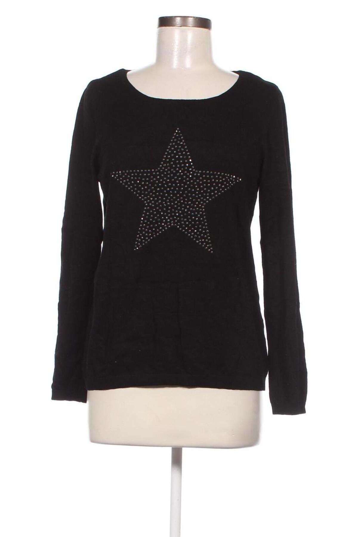 Дамски пуловер S.Oliver, Размер M, Цвят Черен, Цена 7,79 лв.