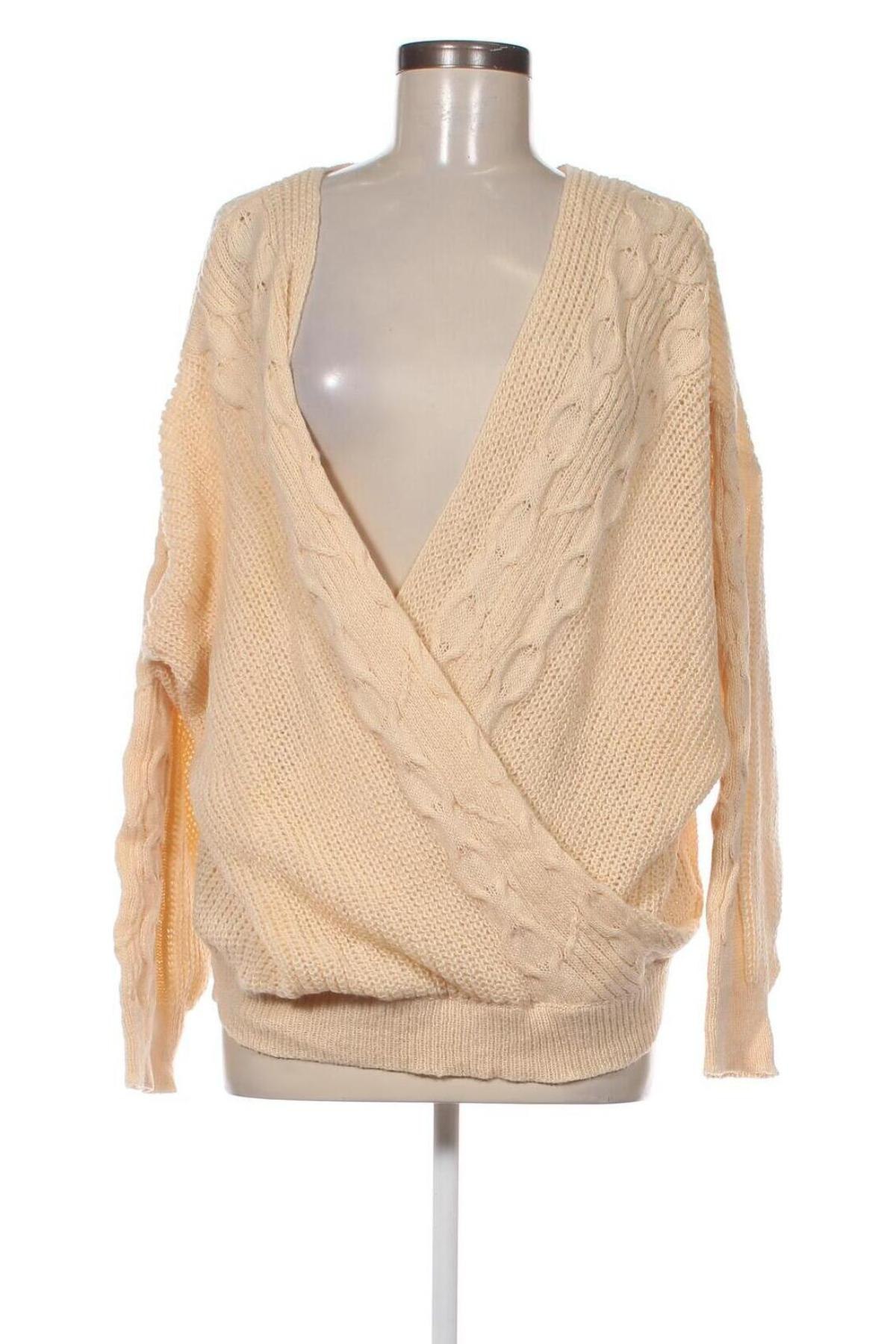 Γυναικείο πουλόβερ SHEIN, Μέγεθος XXL, Χρώμα Εκρού, Τιμή 8,97 €