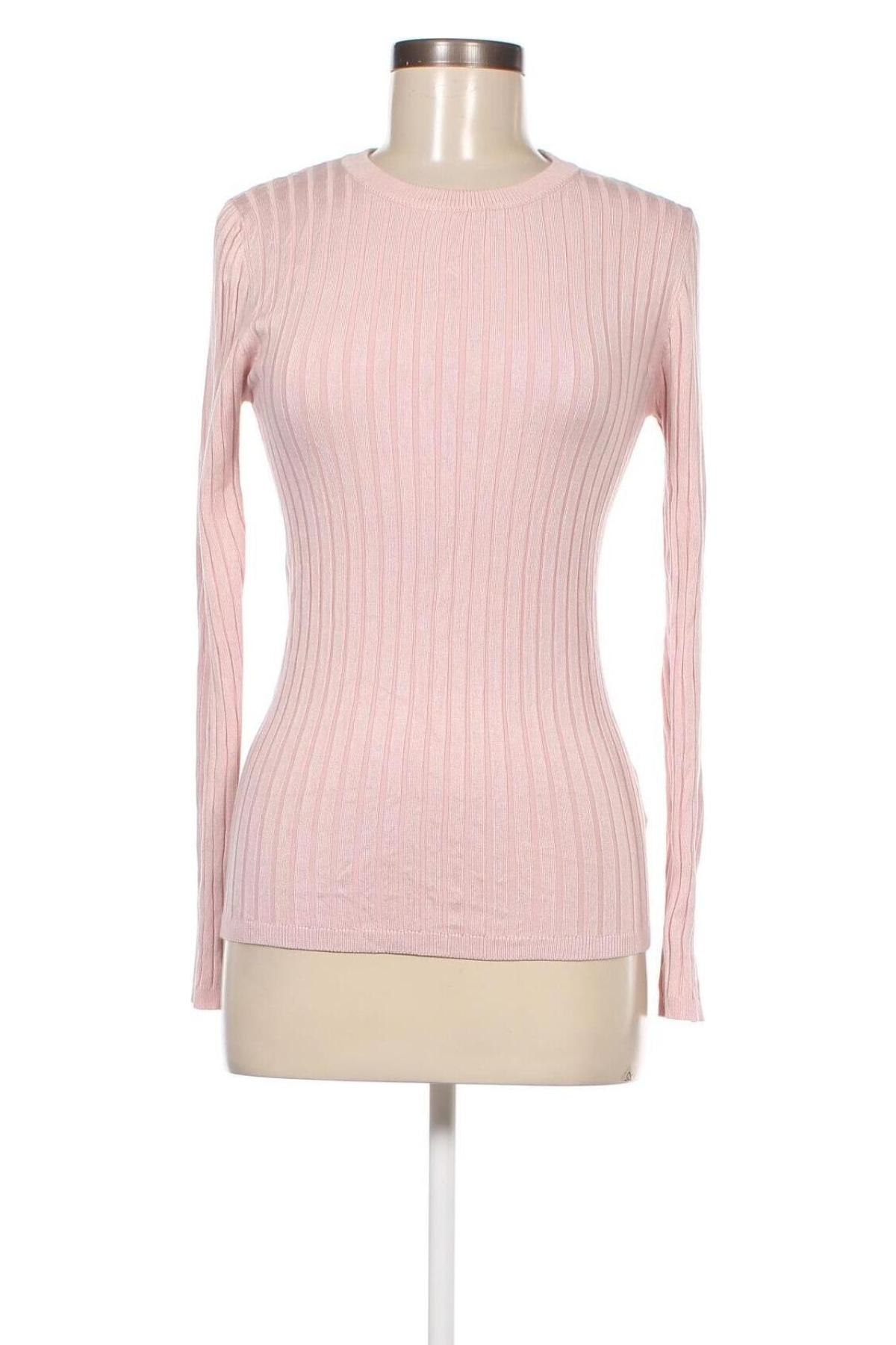 Дамски пуловер Sinsay, Размер L, Цвят Розов, Цена 13,34 лв.